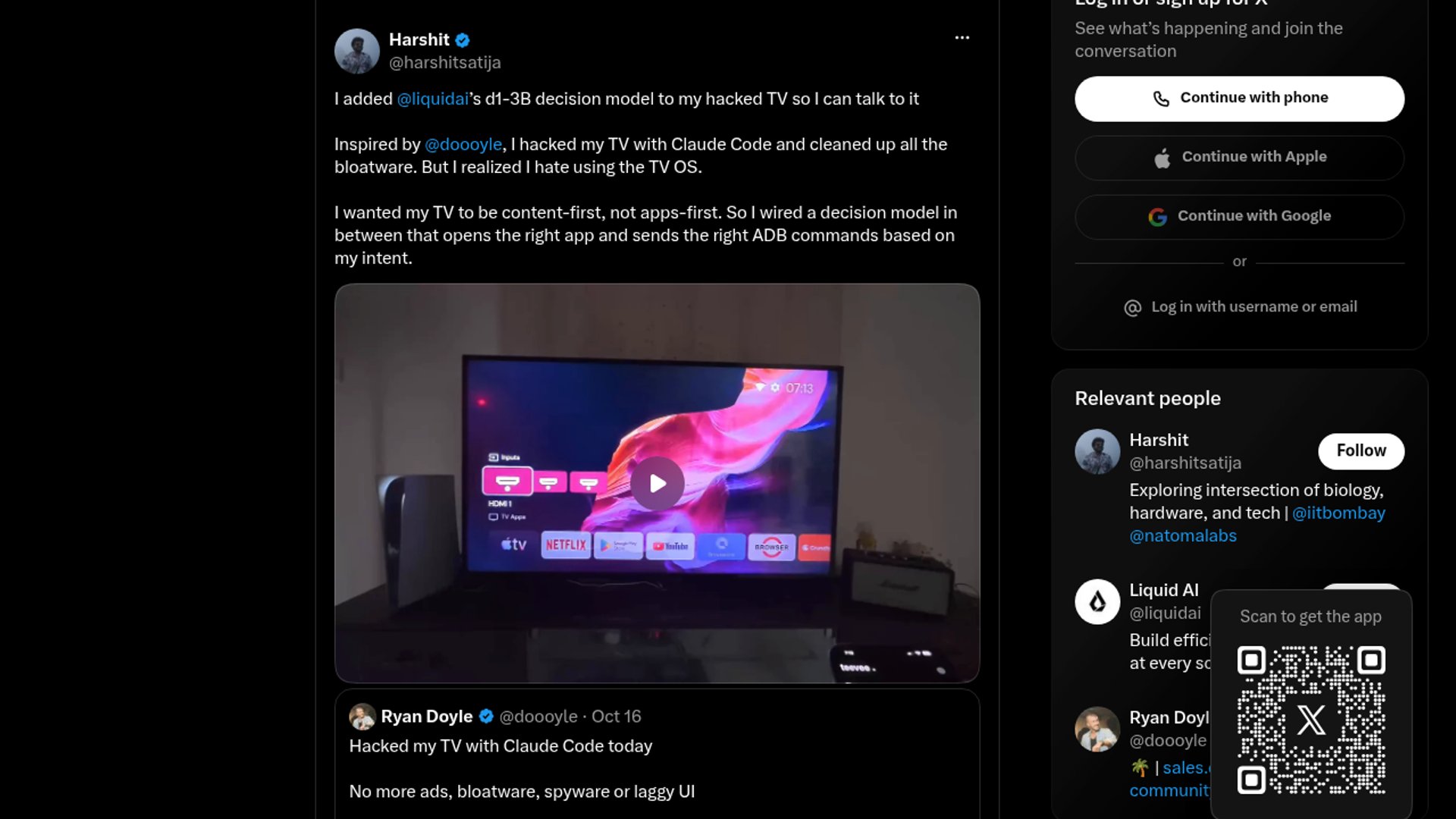 Liquid AI d1-3B Powers Voice-Controlled TV