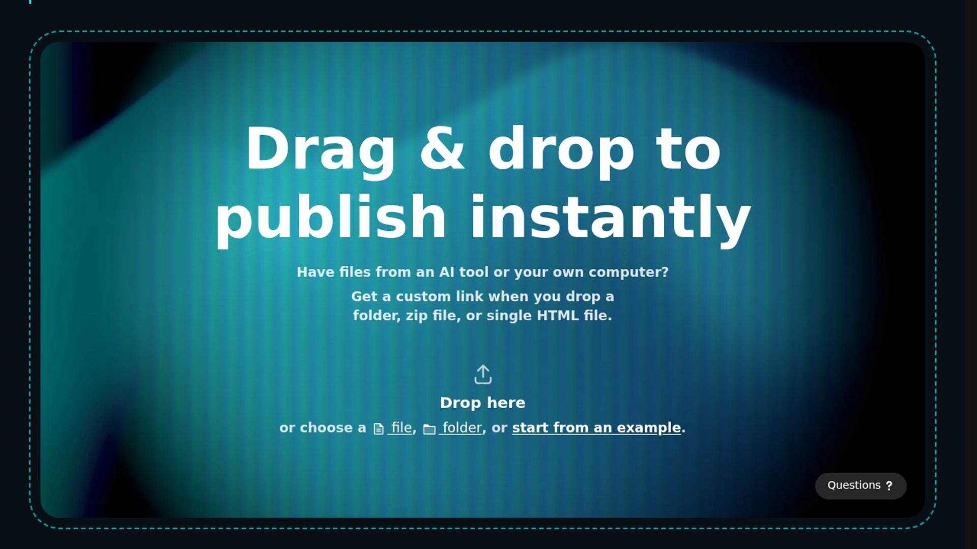 Netlify Drop turns AI code into live apps