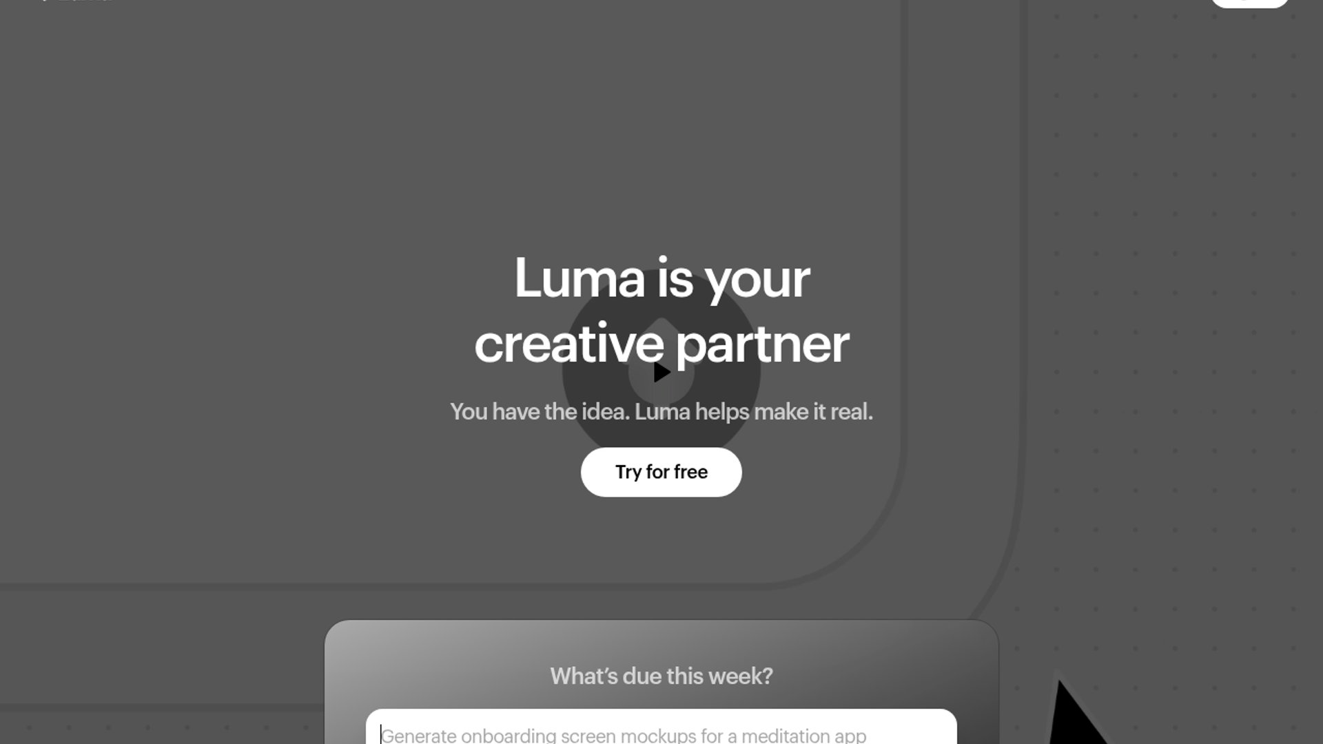 Luma AI Favors Natural Sets for Tracking