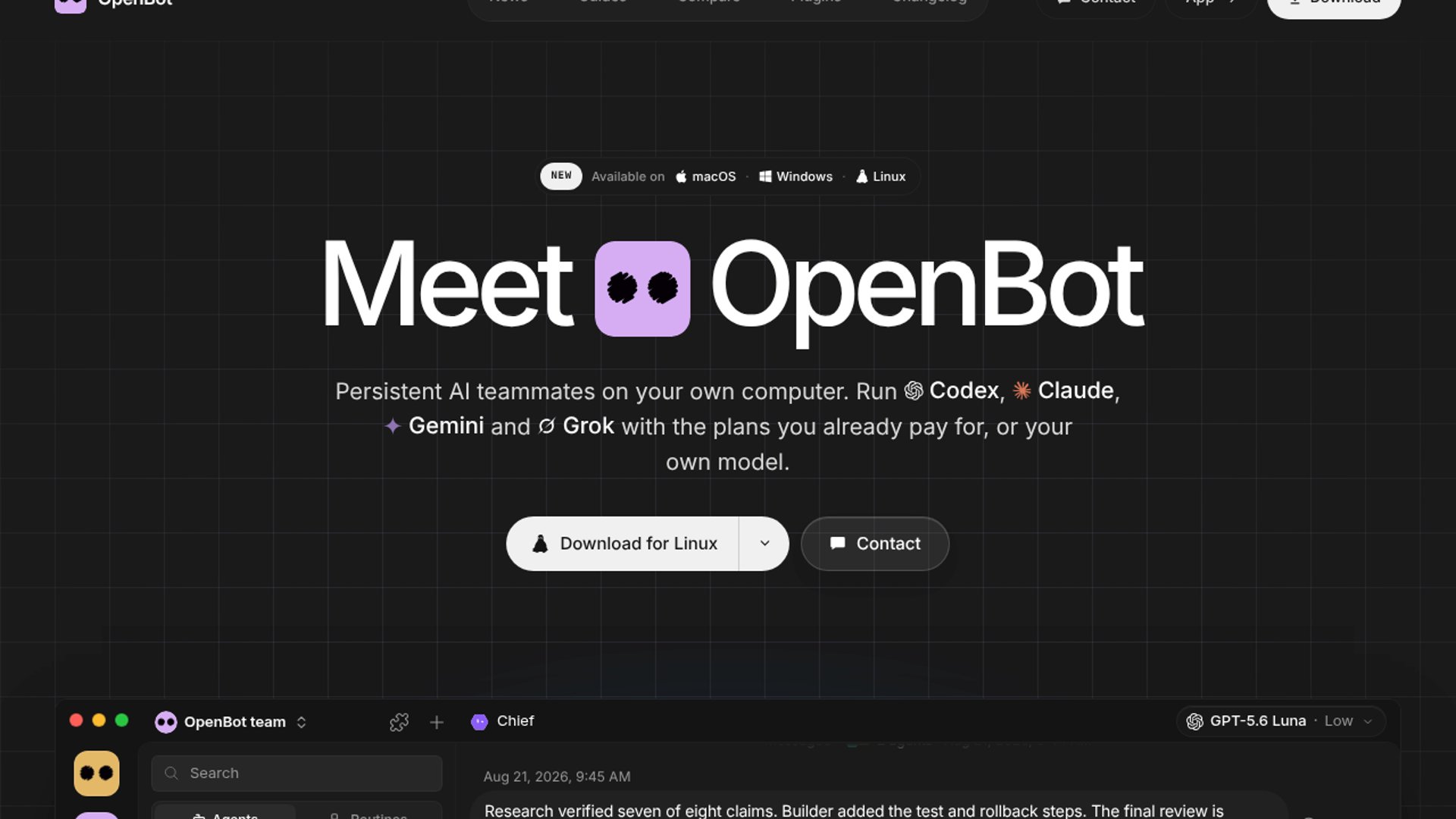 OpenBot adds webhook-triggered routines