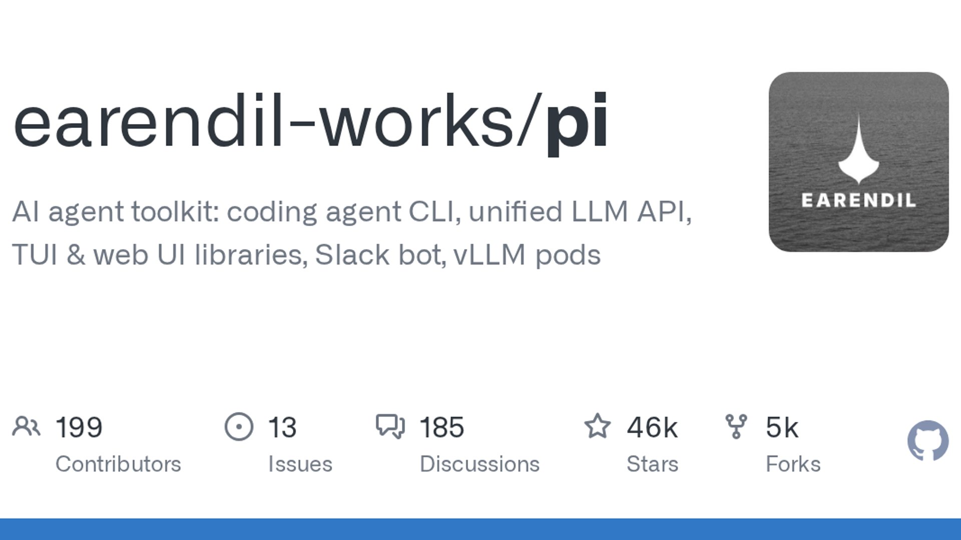 Pi v0.74.0 moves repo, packages to earendil-works
