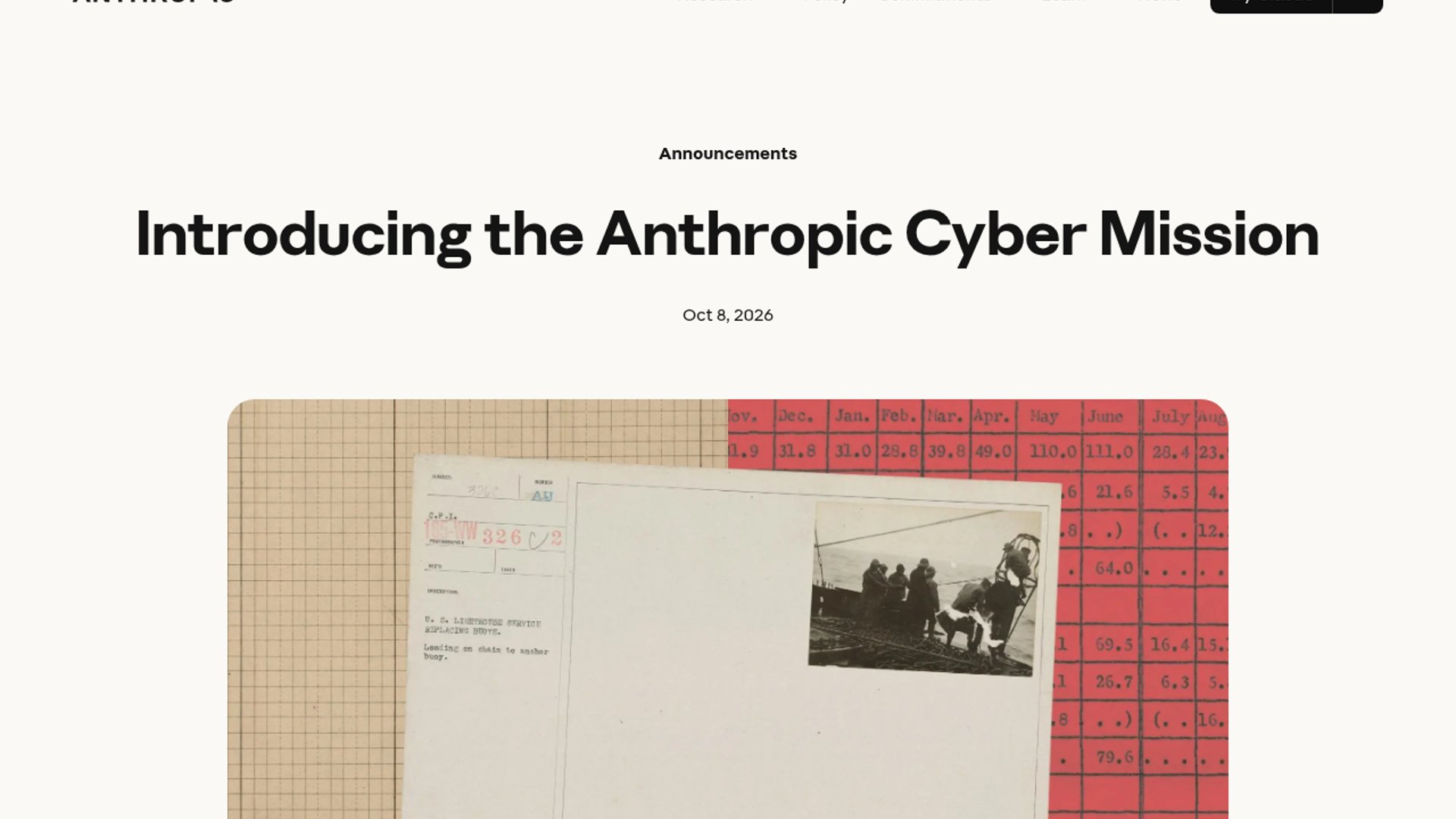 Anthropic launches Cyber Mission for critical systems