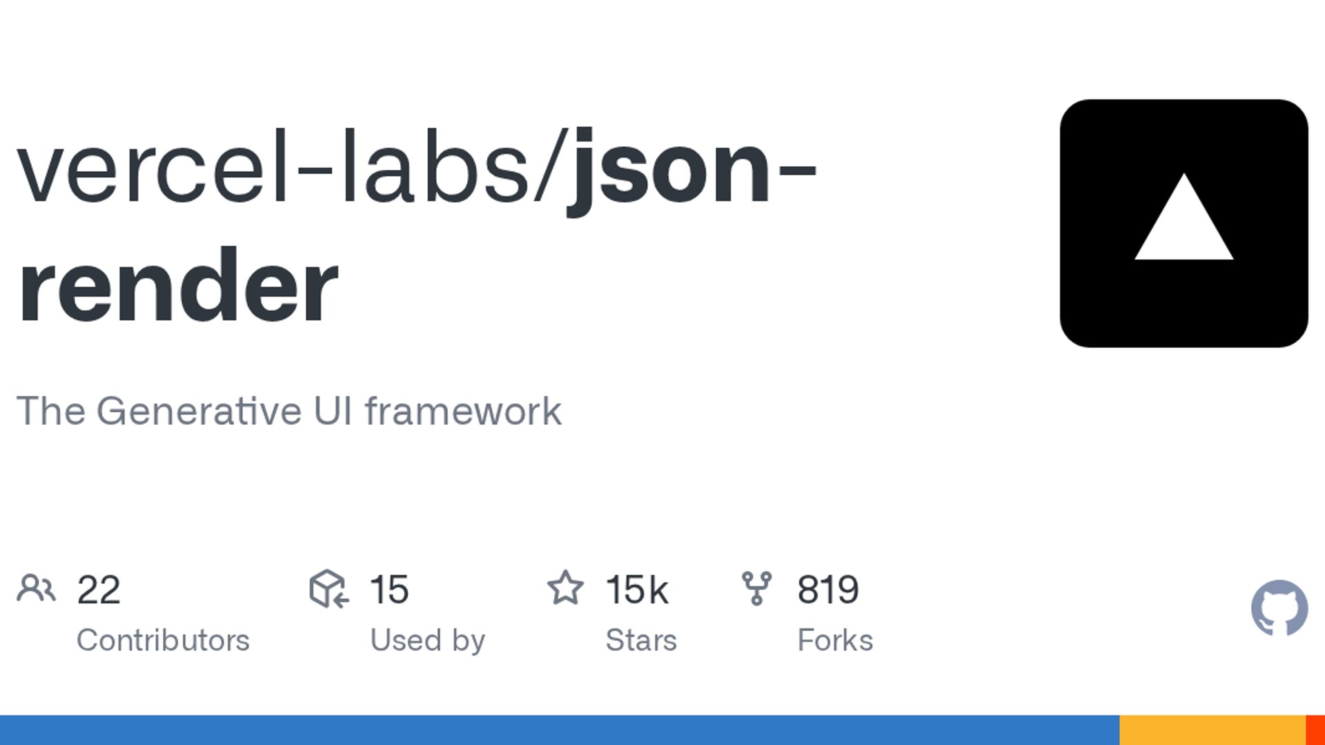 Vercel Labs has introduced json-render, an open-source Generative UI framework that enables AI agents to render secure and interactive user interfaces using structured JSON.
