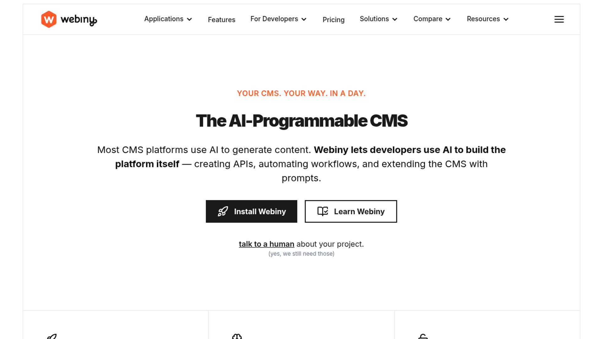 Webiny 6.5 adds AI integration and Next.js preview