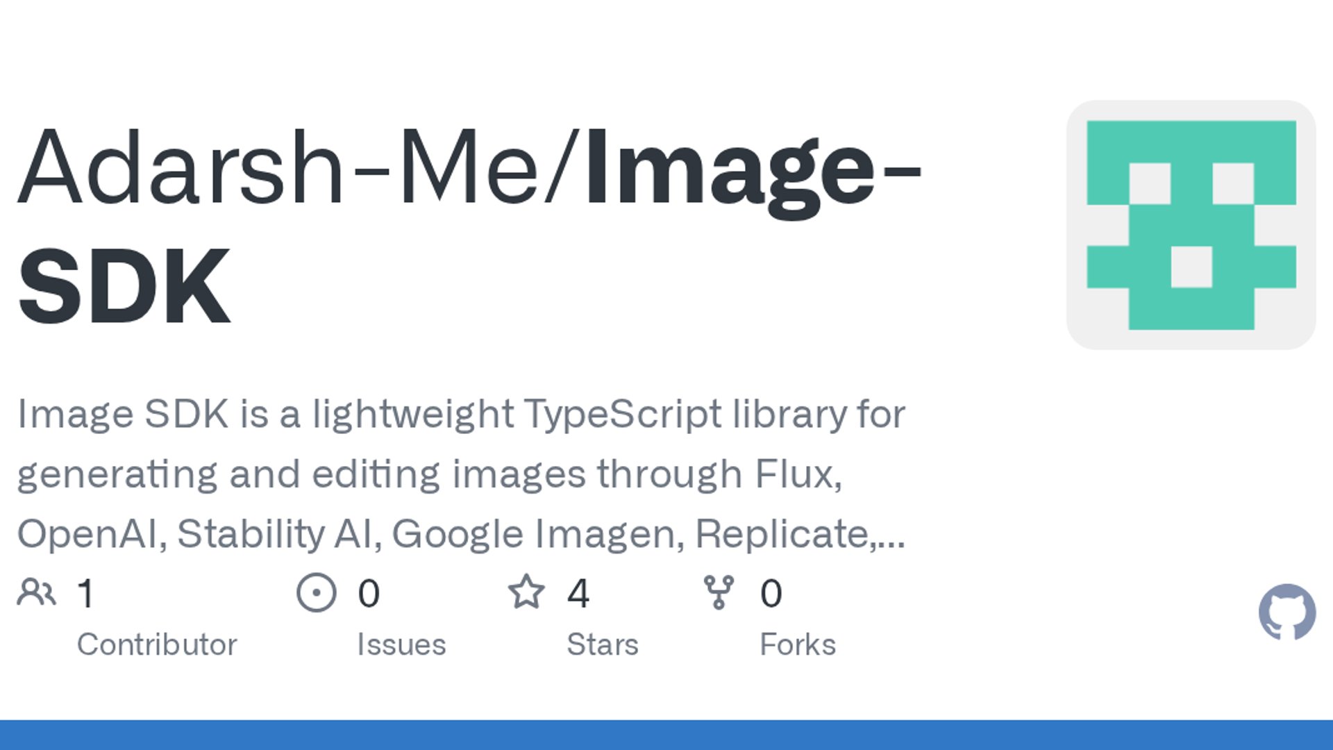 image-sdk unifies 15 AI image generation providers