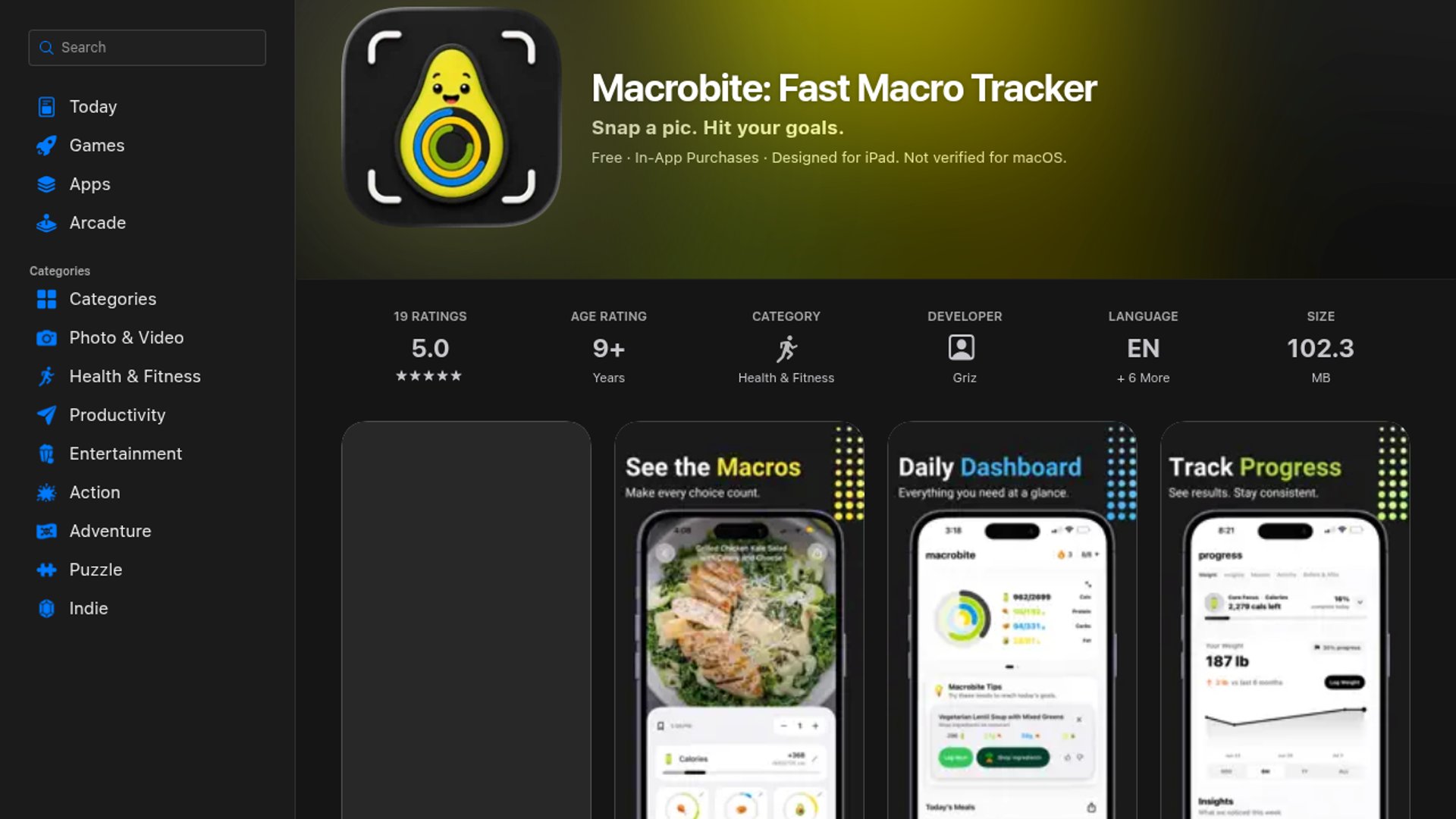 Macrobite brings photo and voice macro tracking to iOS