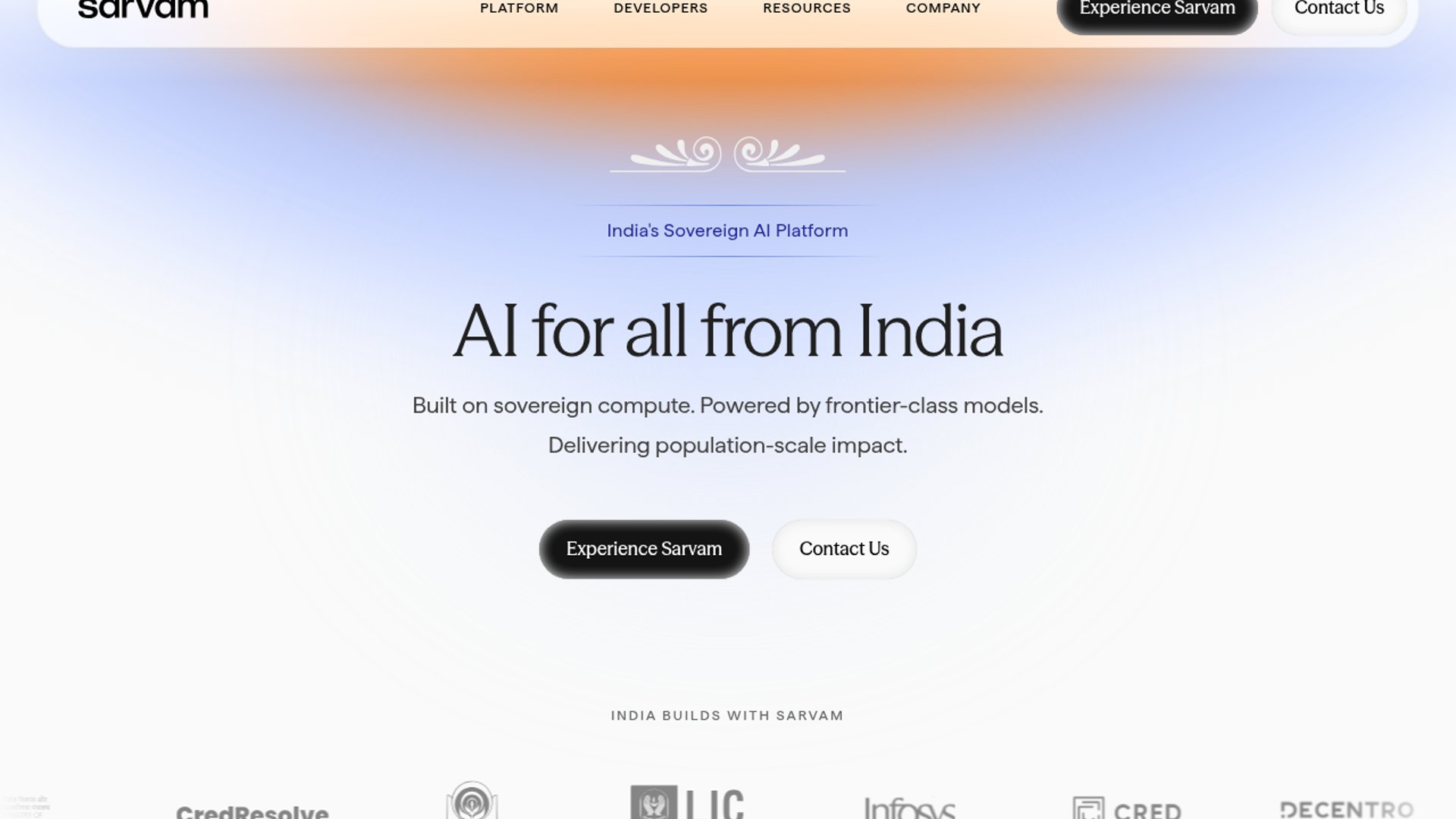 Sarvam drives India sovereign AI push