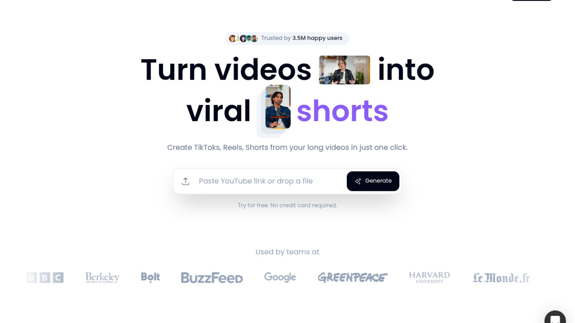 Klap repurposes long videos into Shorts