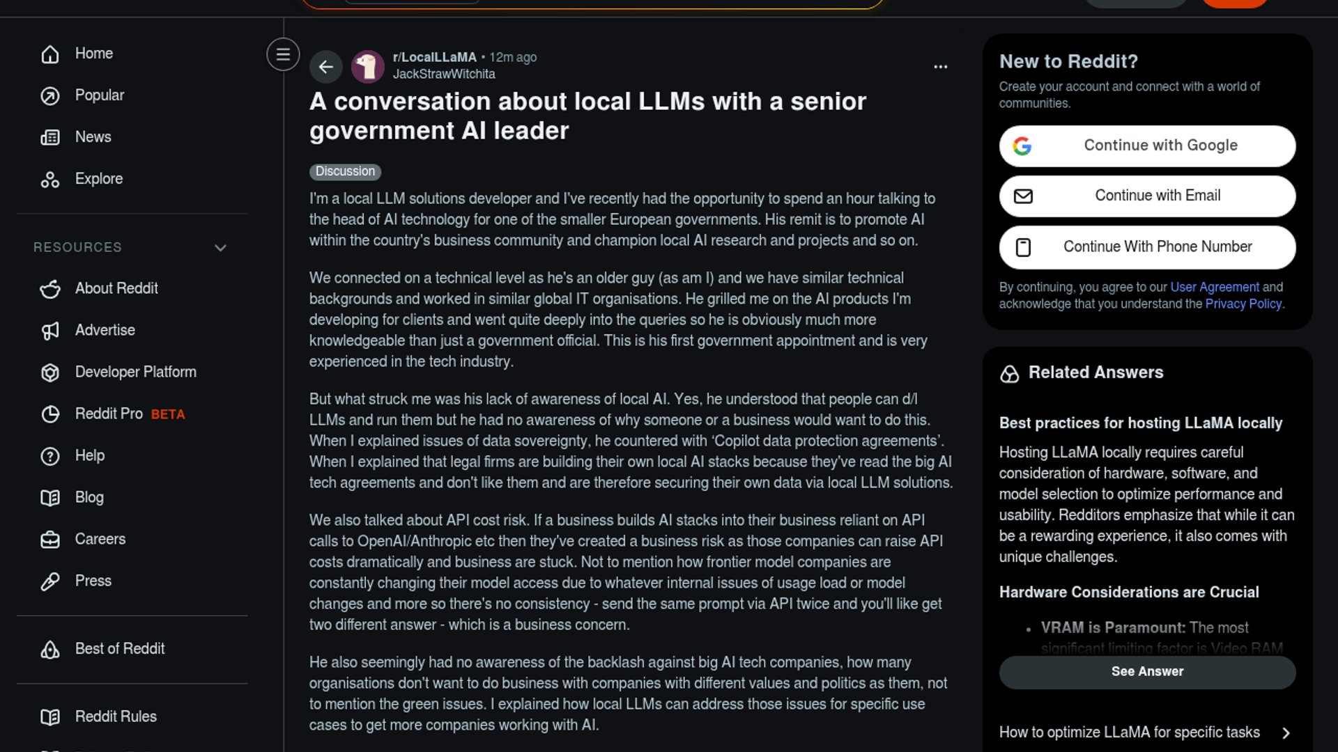 Local LLMs expose government AI blind spot