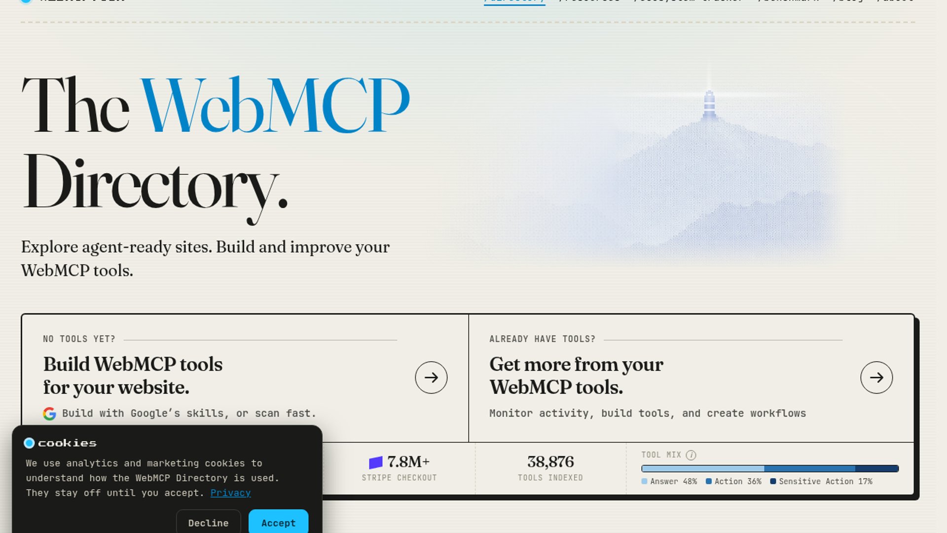 WebMCP Directory Connects Sites, ChatGPT