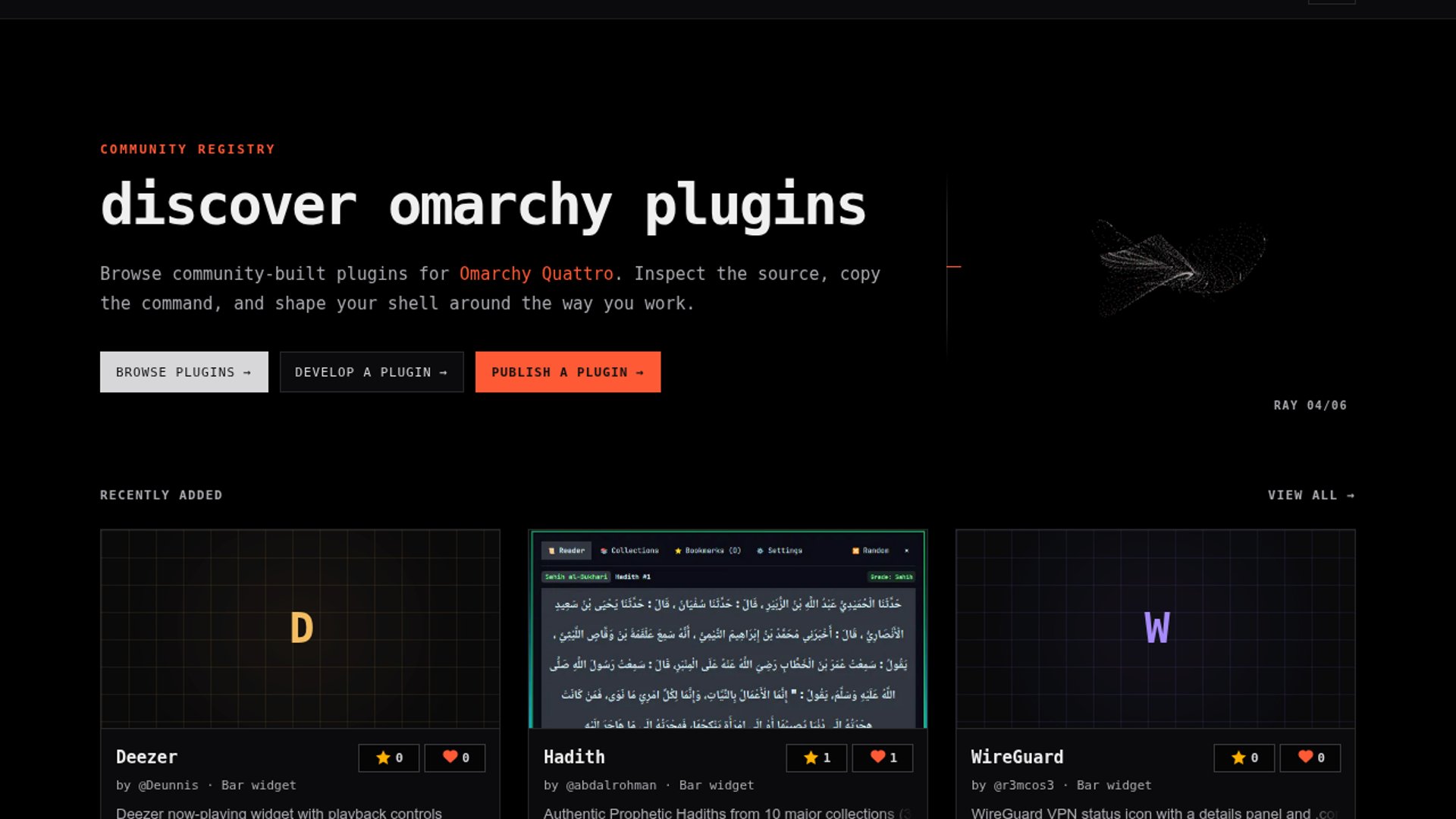 Omarchy Plugins Builds Quattro’s Extension Layer