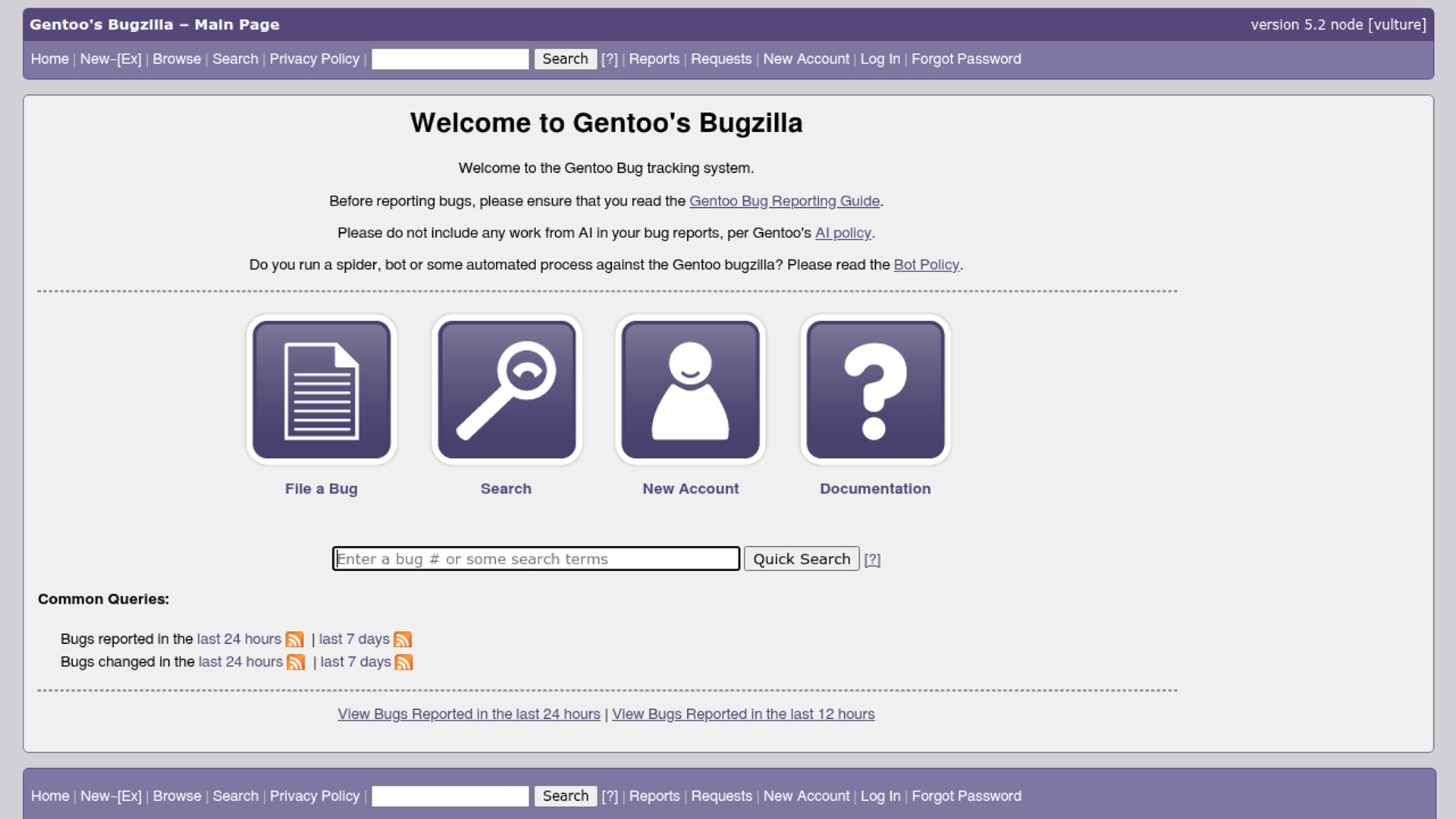 Gentoo takes down Bugzilla over LLM scrapers