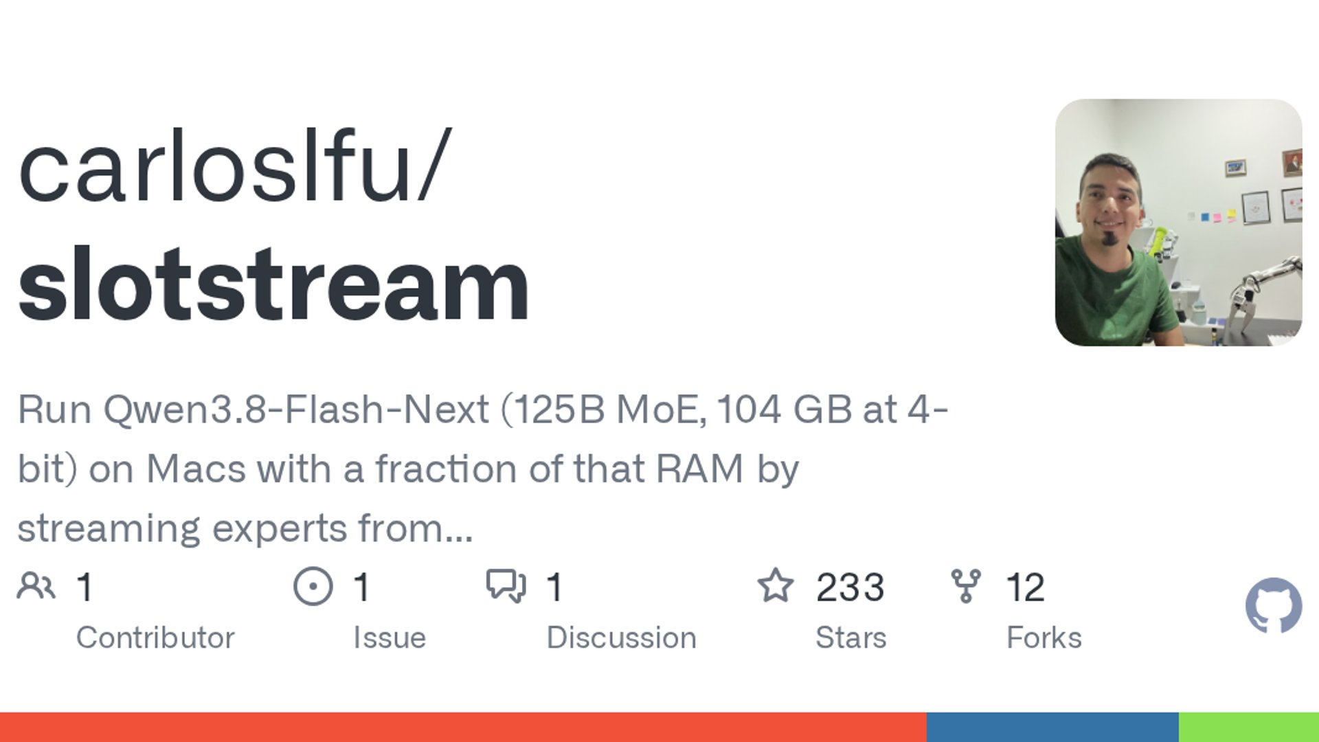 Slotstream Streams 125B Qwen From SSD