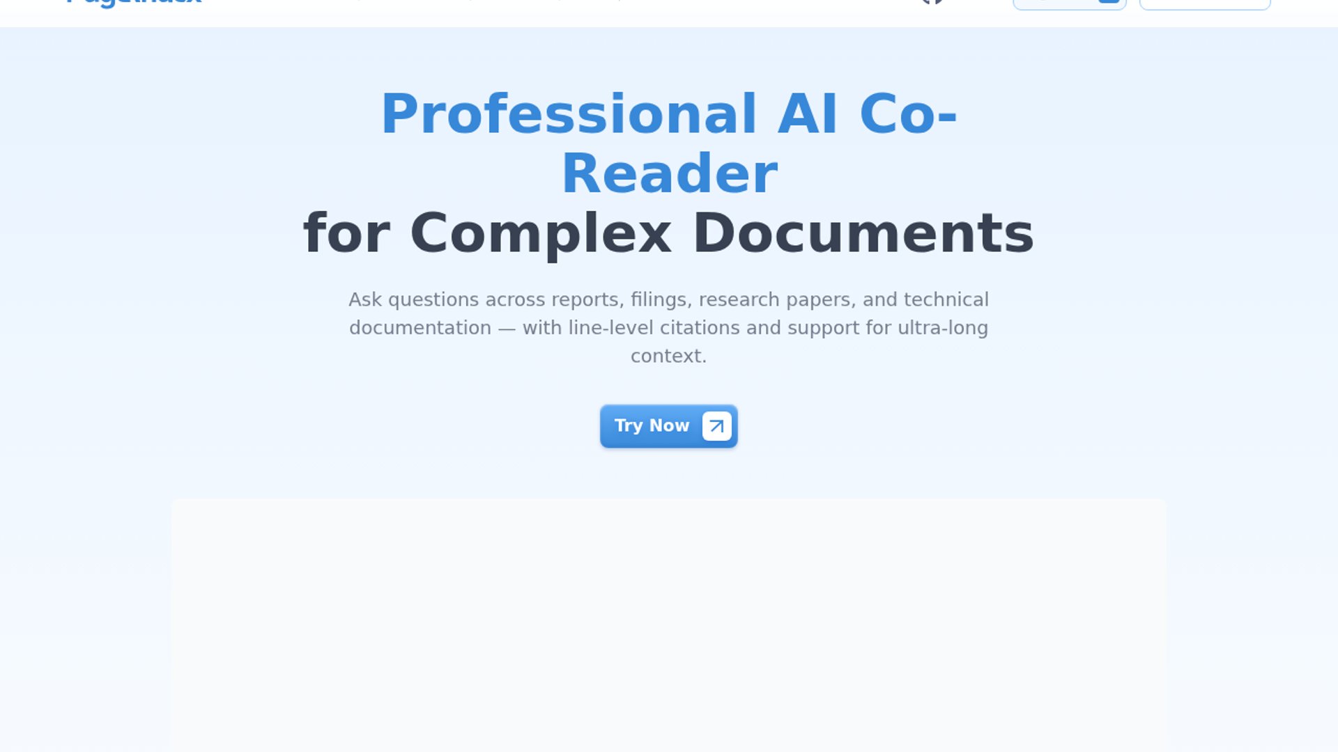 PageIndex Launches Auditable Document AI