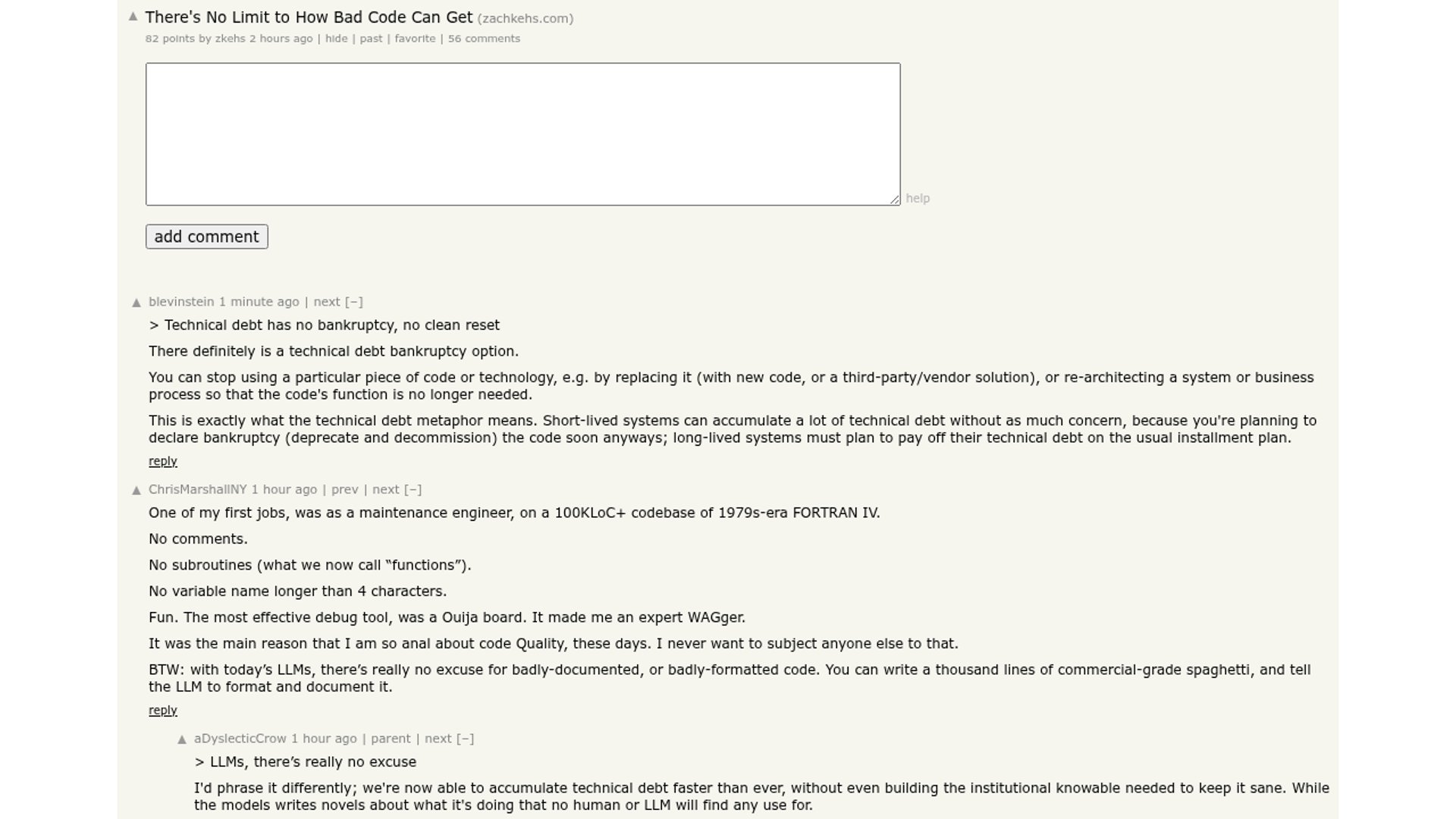 Technical Debt Has No End State