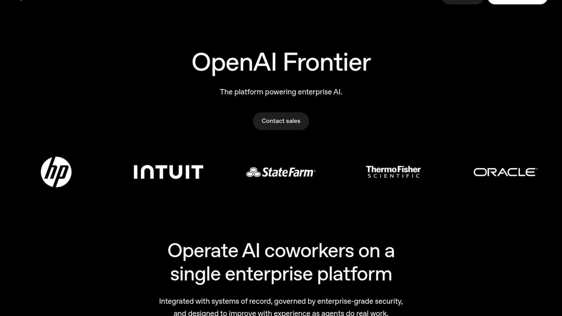 OpenAI introduces Frontier, an enterprise orchestration platform designed to deploy, govern, and manage fleets of autonomous AI coworkers at scale.
