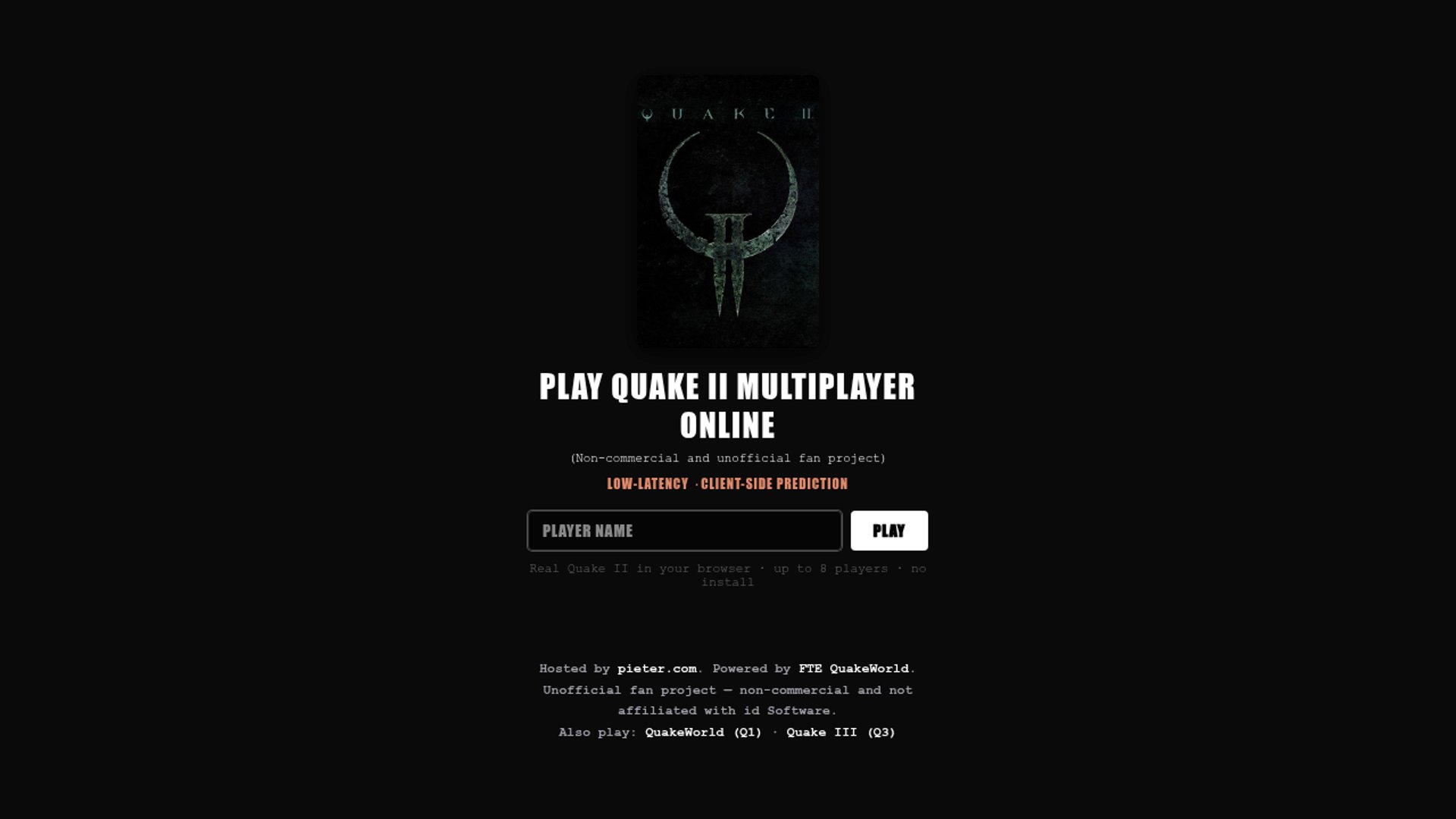 Web-based Quake 2 multiplayer port launches