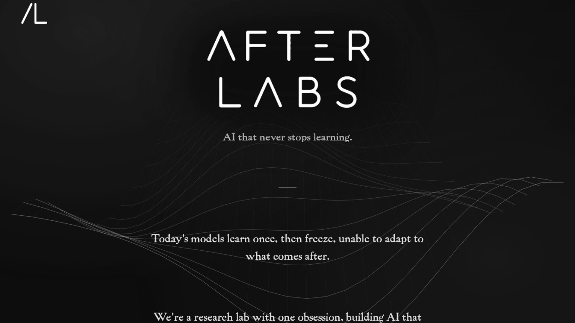 After Labs emerges from stealth with funding