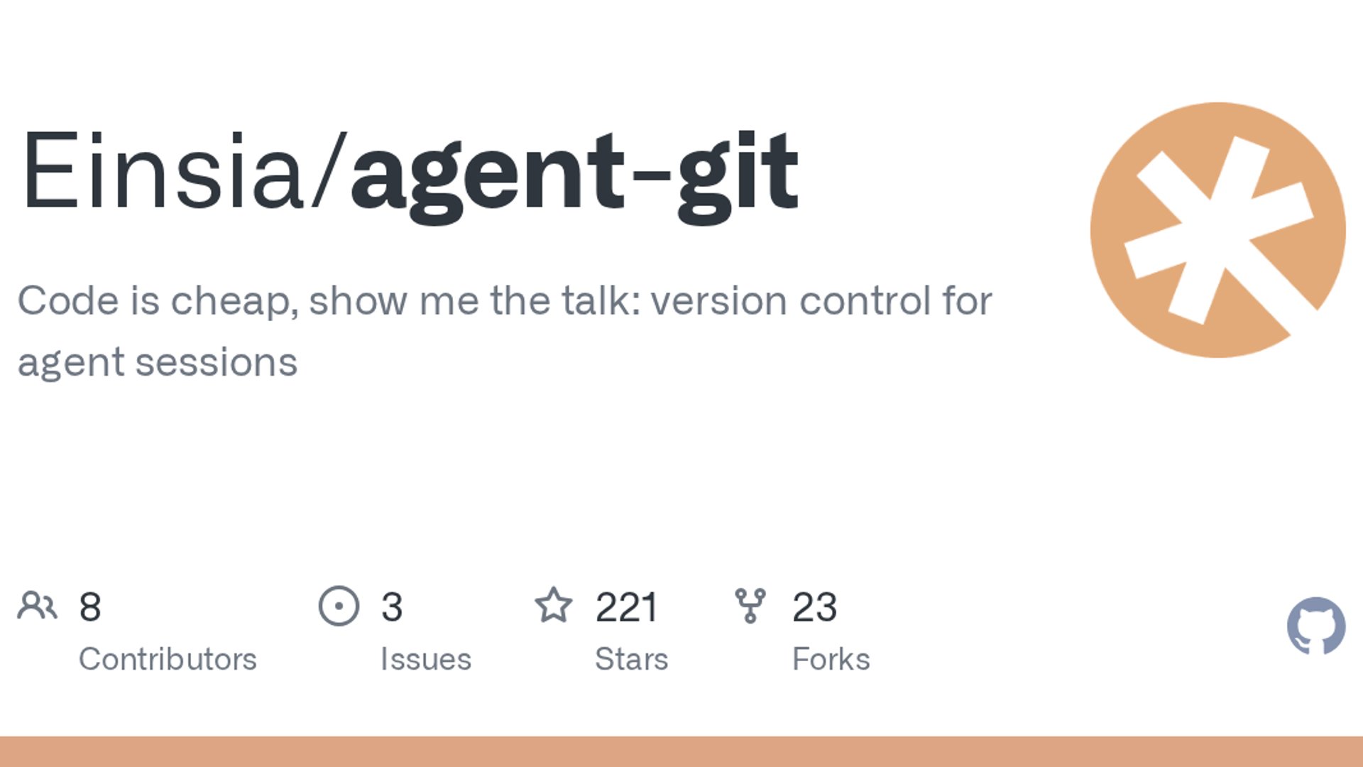 Agit brings Git workflows to agent sessions