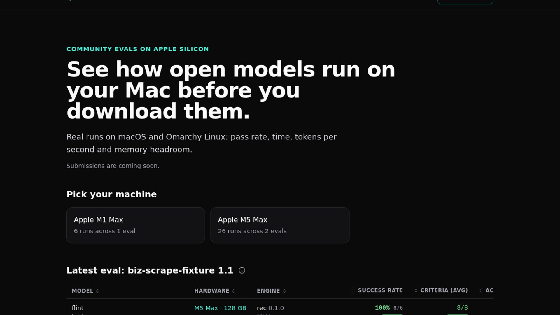 darkmux evals launches local-model benchmark hub