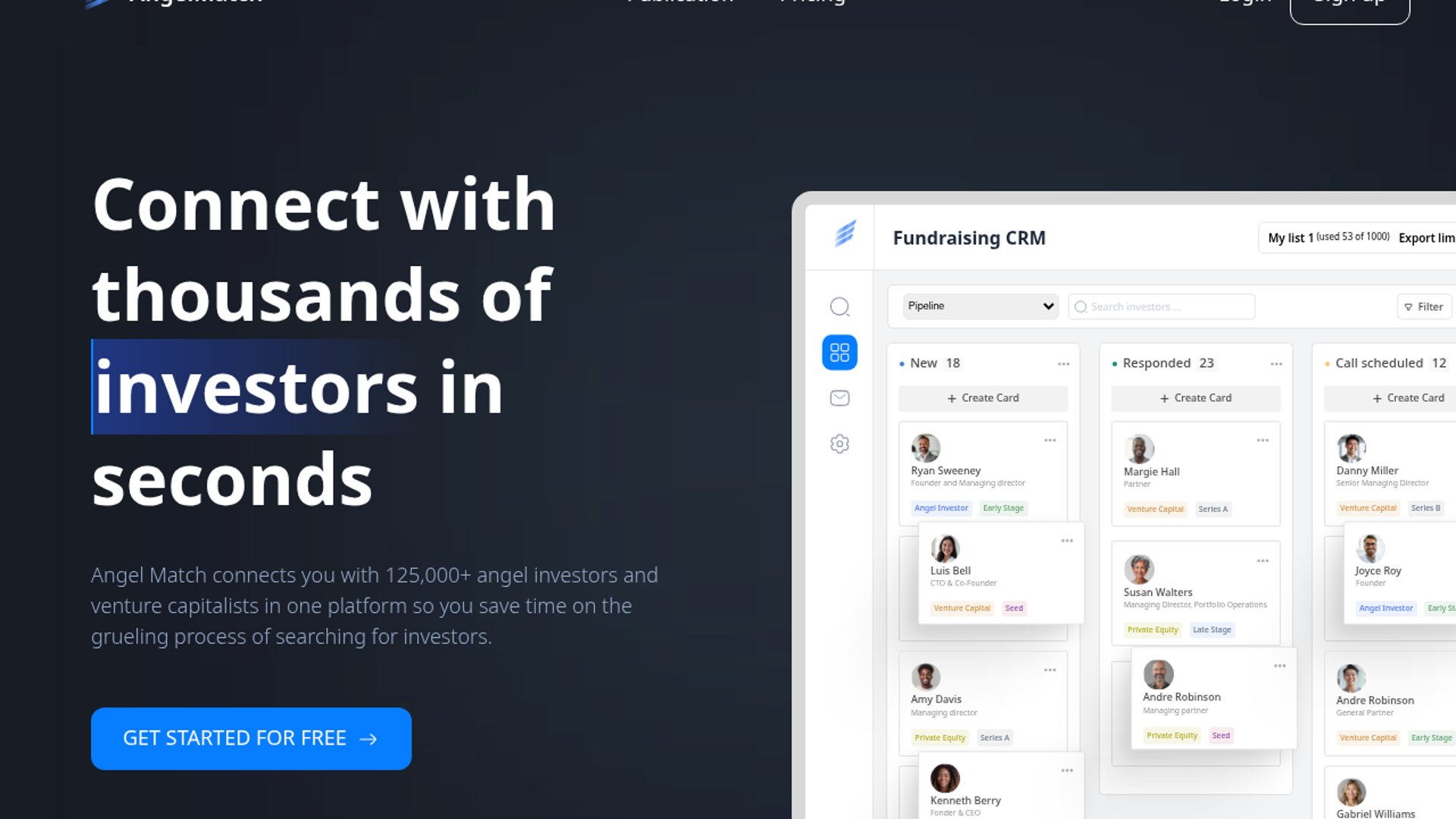Angel Match 4.0 hits with AI investor matching