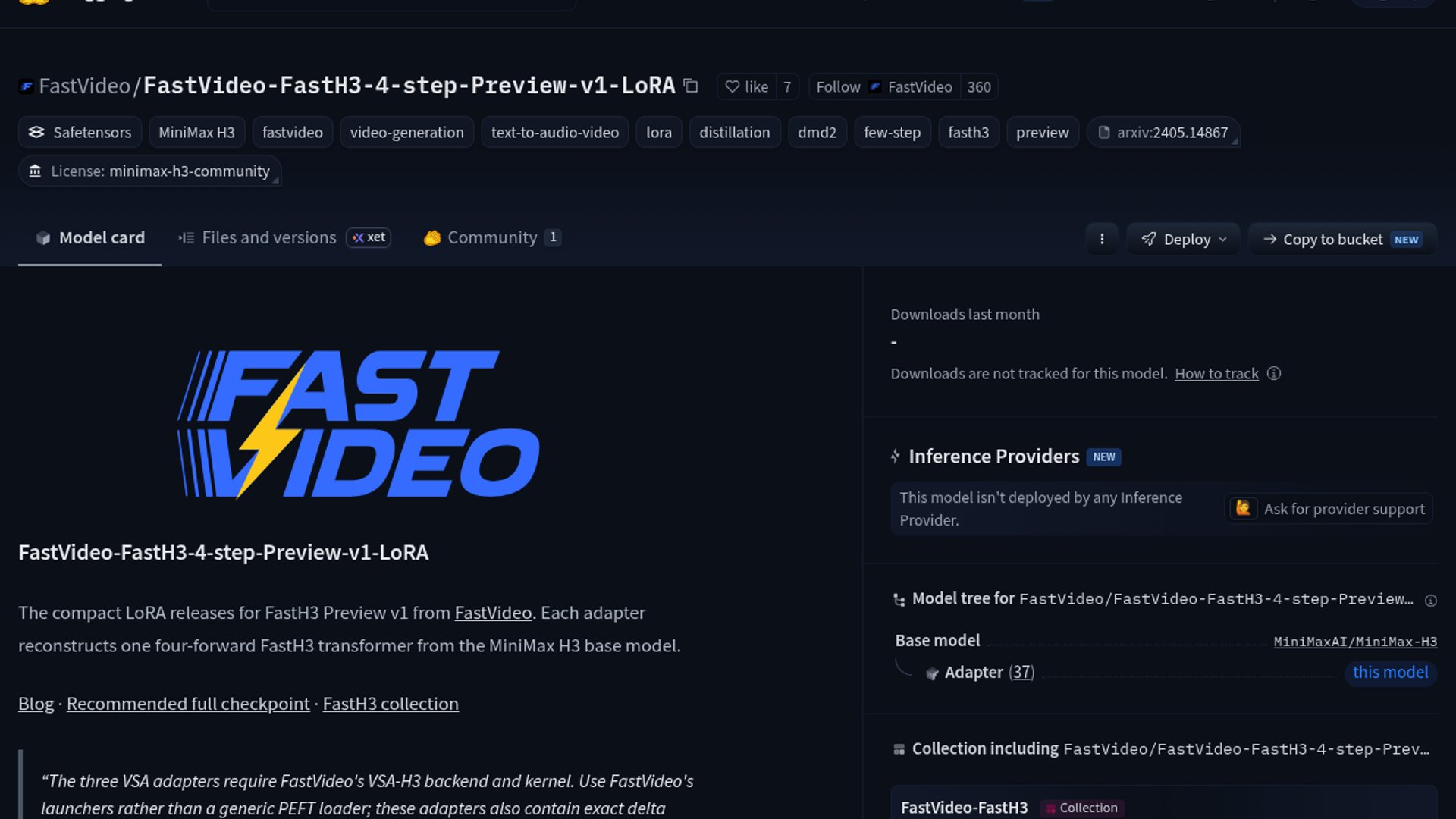 FastH3 V1 drops 14x-faster MiniMax video