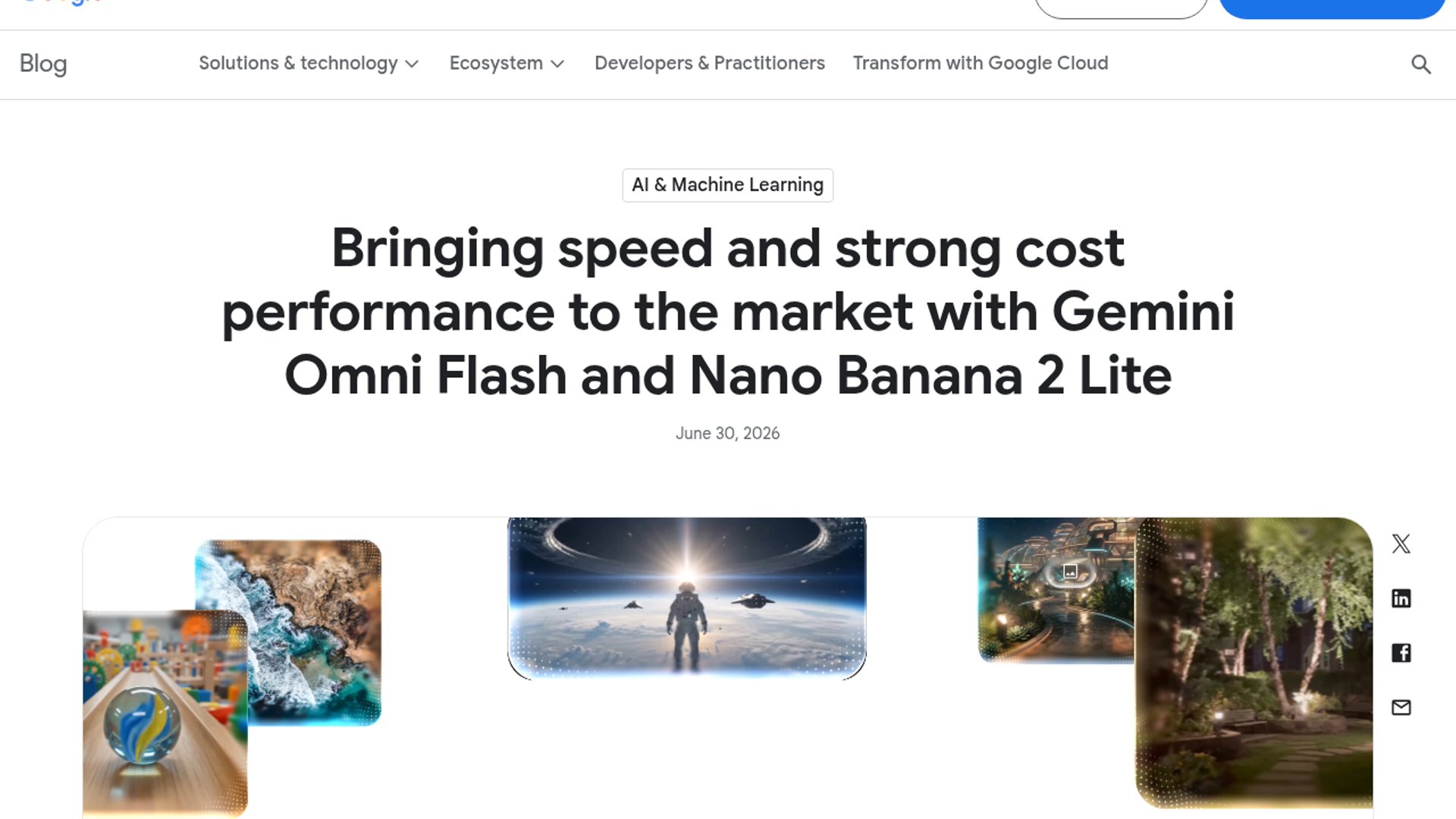 Developers showcase Gemini Omni Flash video creations