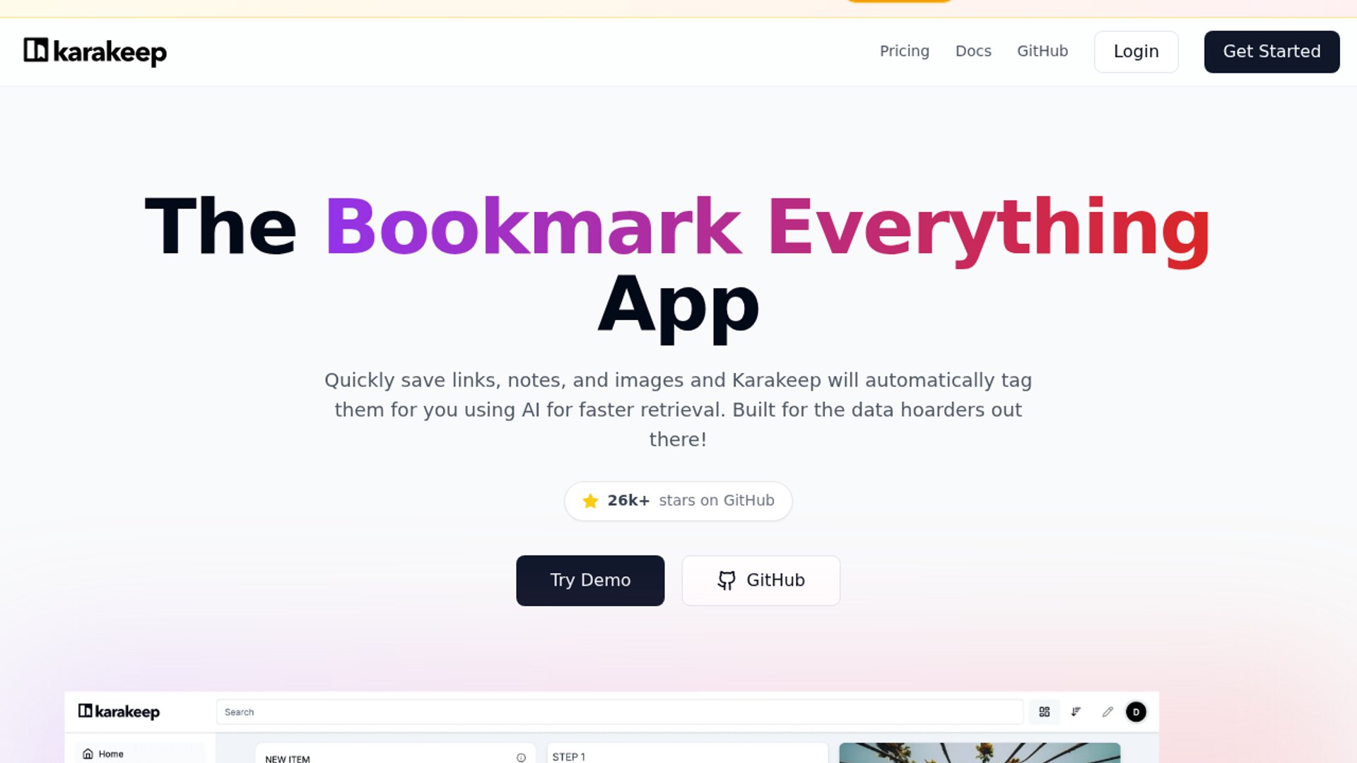 Karakeep brings AI tagging to self-hosted bookmarking