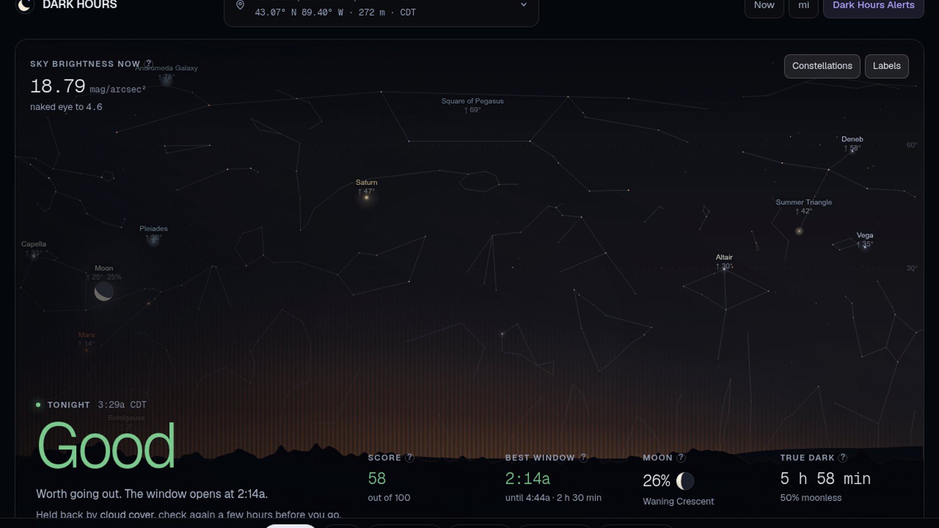 Apple Rejects Astronomy App Dark Hours as Astrology