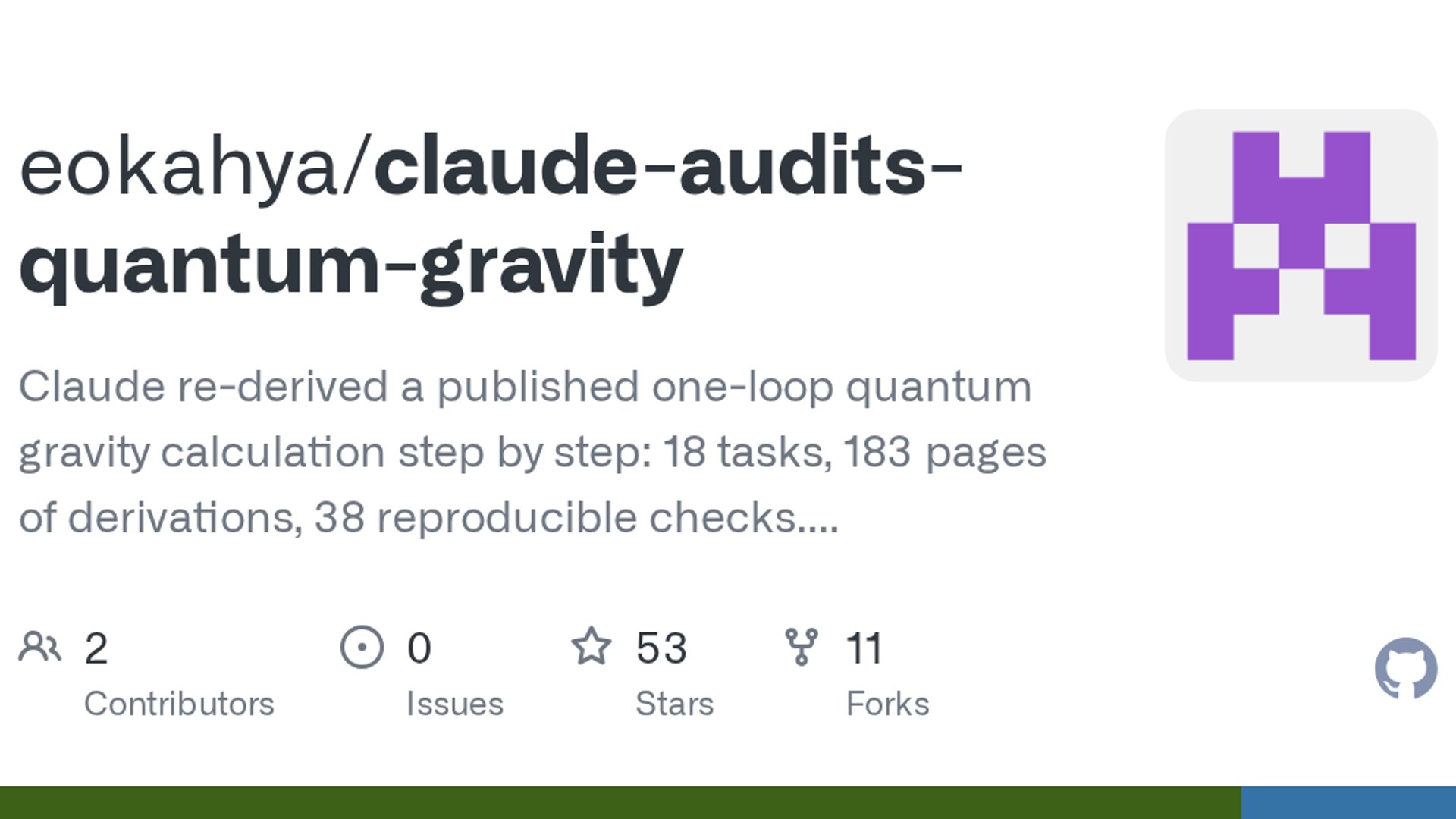 Claude Audits Quantum Gravity, Finds Errors.