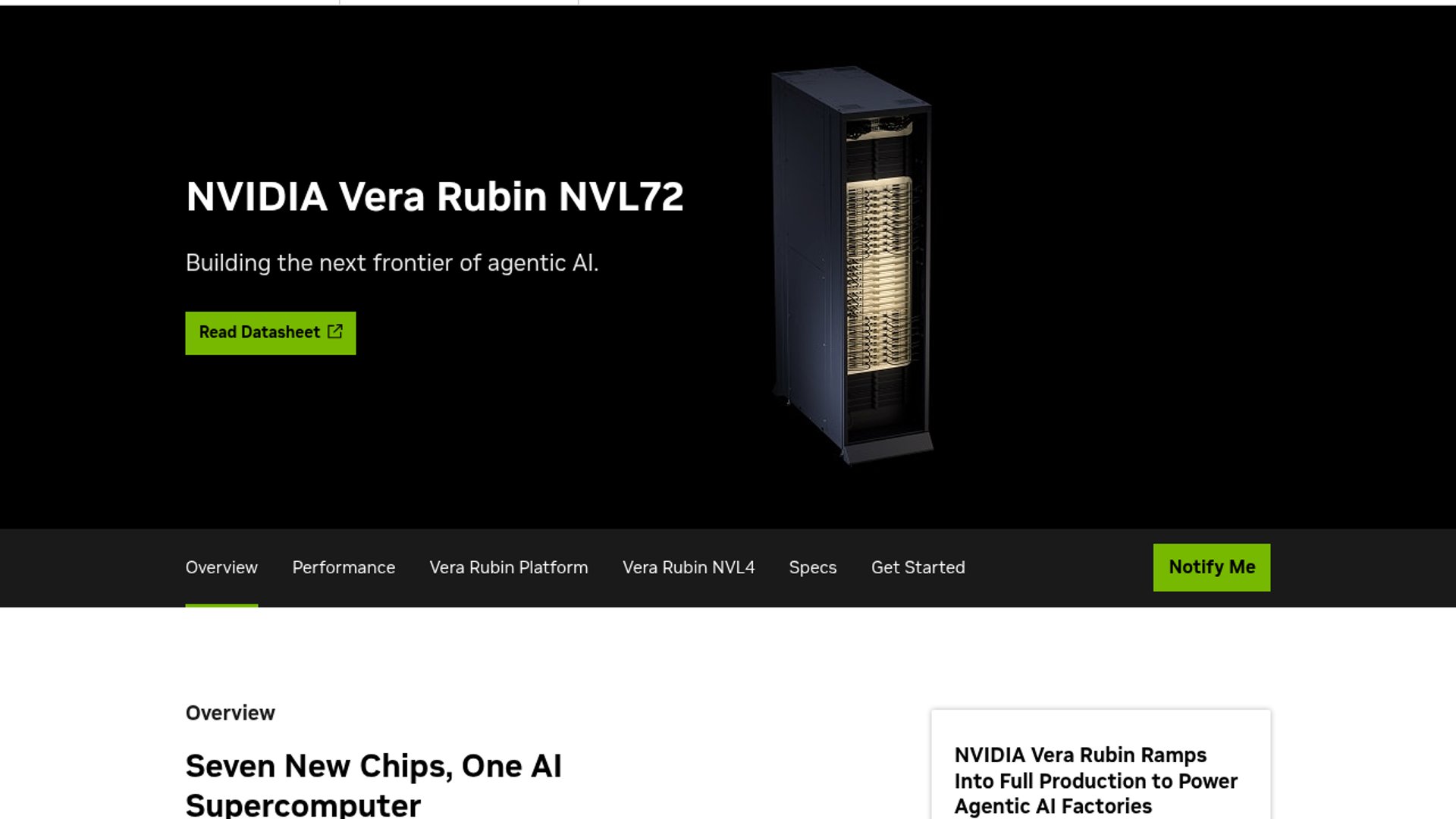 NVIDIA Details Vera Rubin Agentic AI Architecture