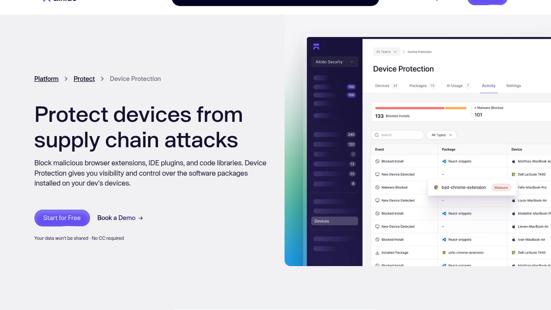 Aikido Device Protection adds JetBrains support