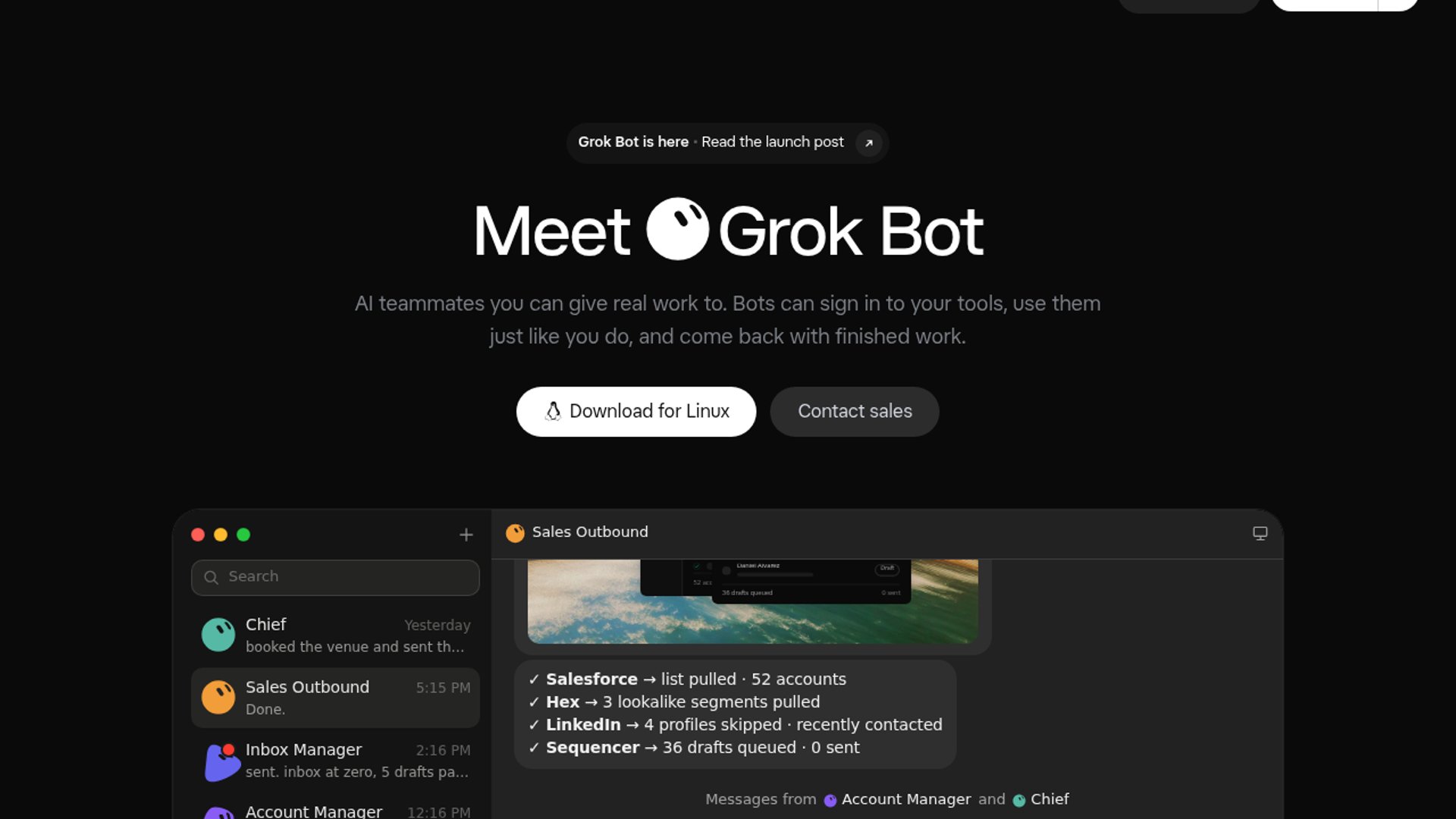 Grok Bot Brings AI to Support Teams