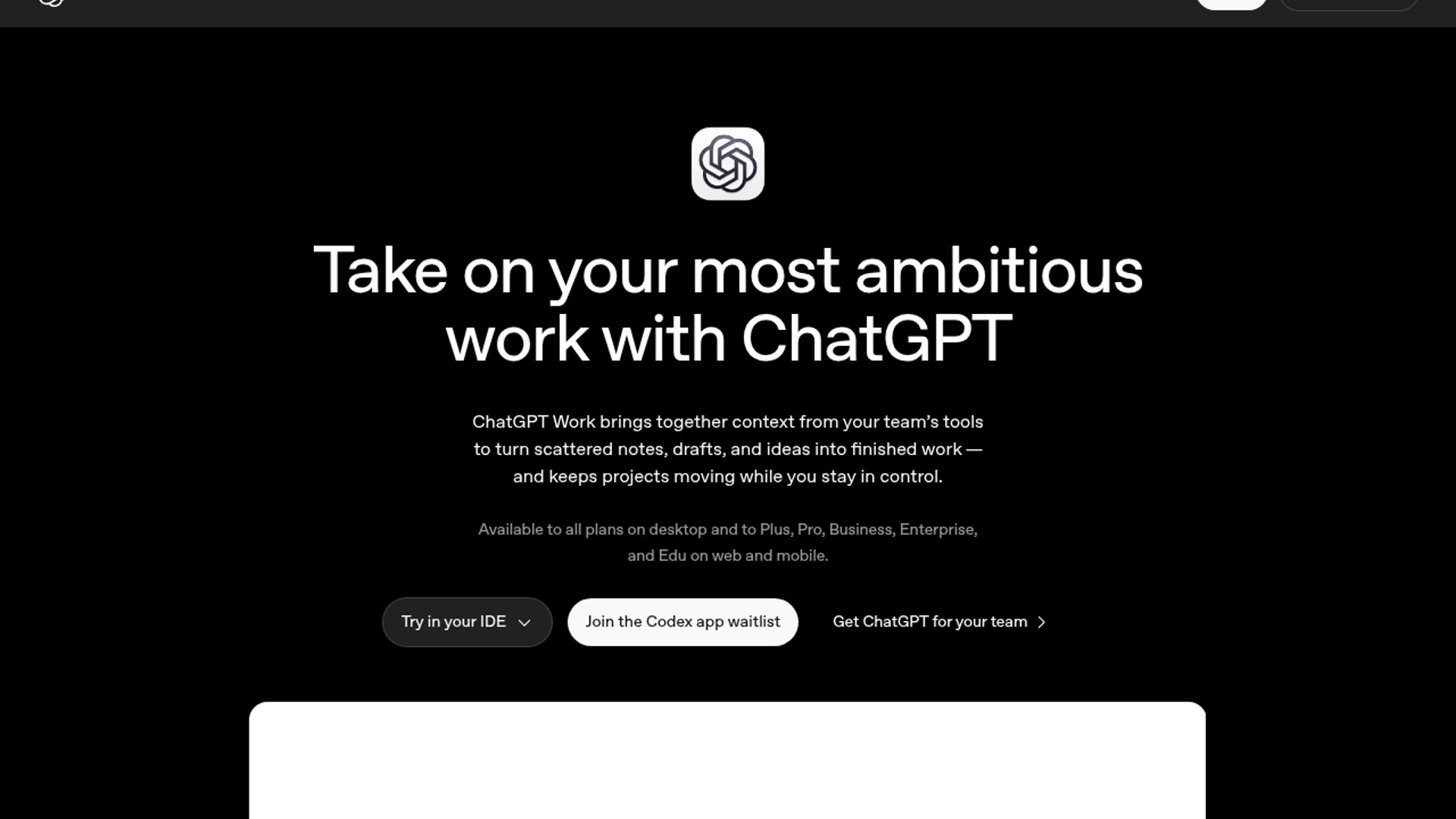 OpenAI demonstrates how ChatGPT Work turns static forecast spreadsheets into interactive, shareable dashboard sites.