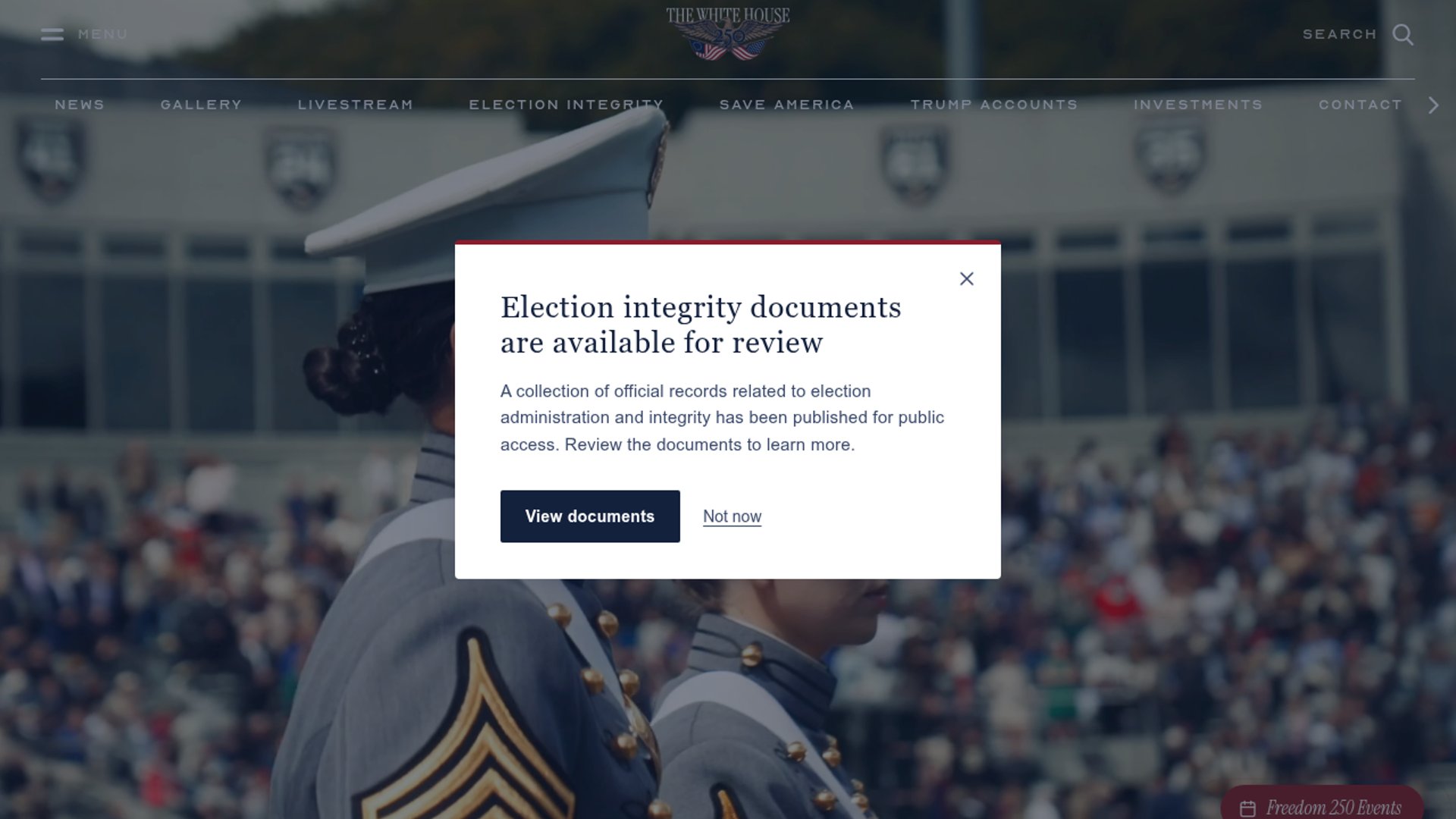 White House launches Gold Eagle initiative