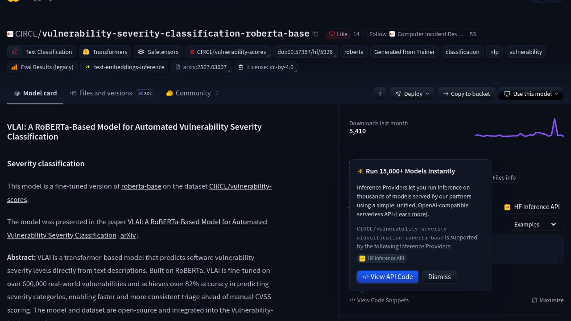 CIRCL Refreshes VLAI Vulnerability Classifier