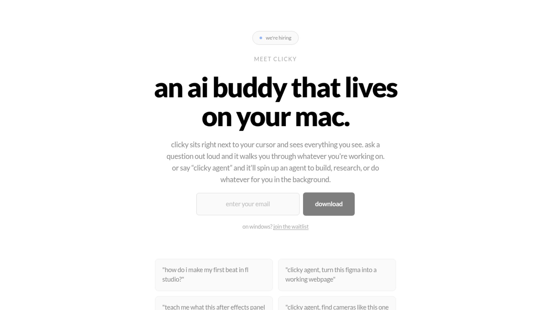 Clicky is an open-source, native macOS AI assistant that lives next to your cursor, using real-time screen awareness and voice control to guide workflows and execute tasks hands-free.