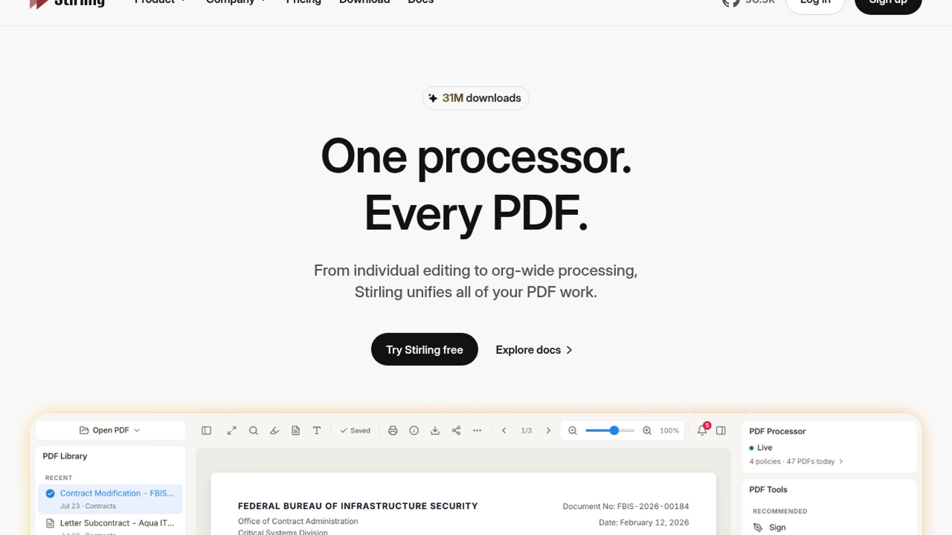 Stirling PDF offers private Acrobat alternative