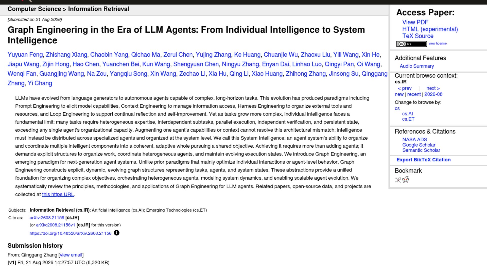 Graph Engineering Survey Reframes Multi-Agent Systems