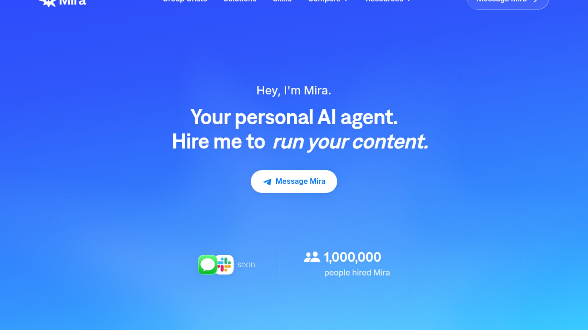Mira puts 1,000-app agent inside Telegram