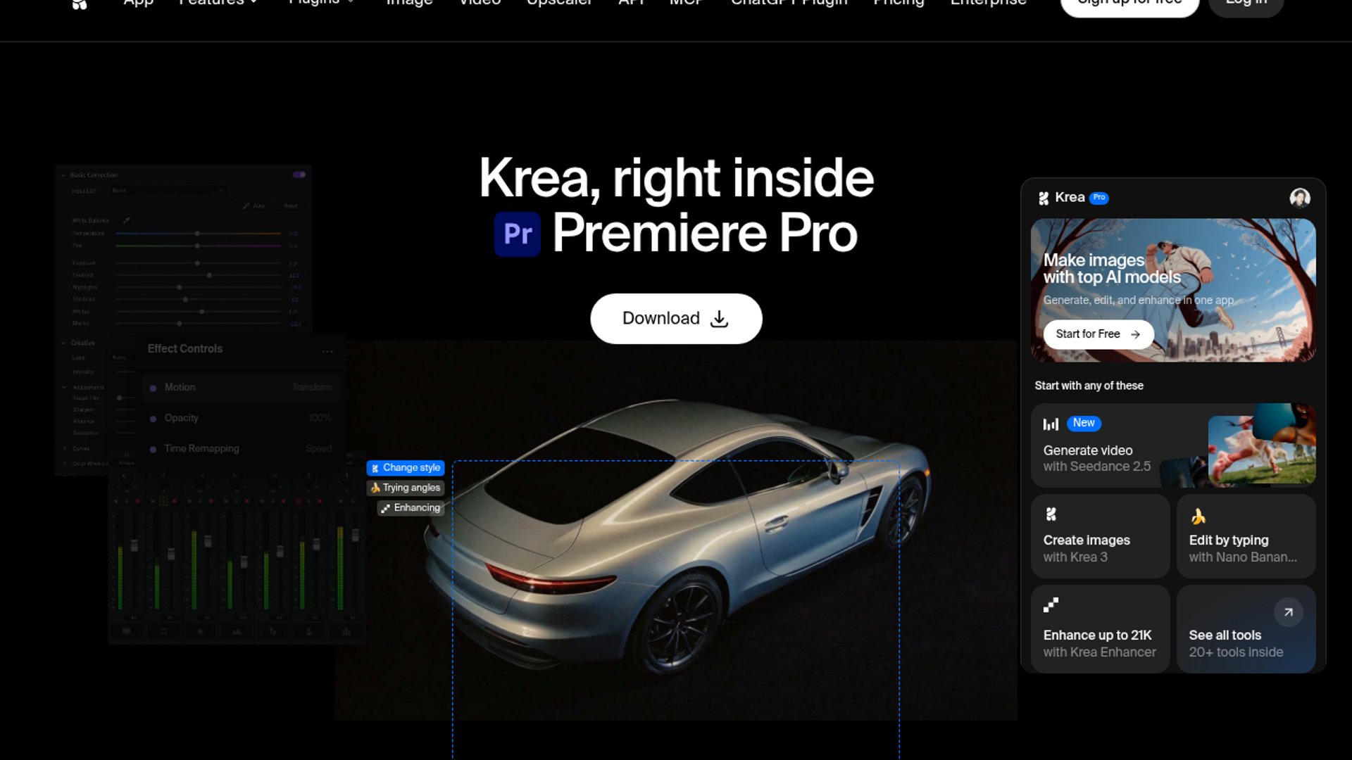 Krea for Premiere Pro Launches In-Timeline AI