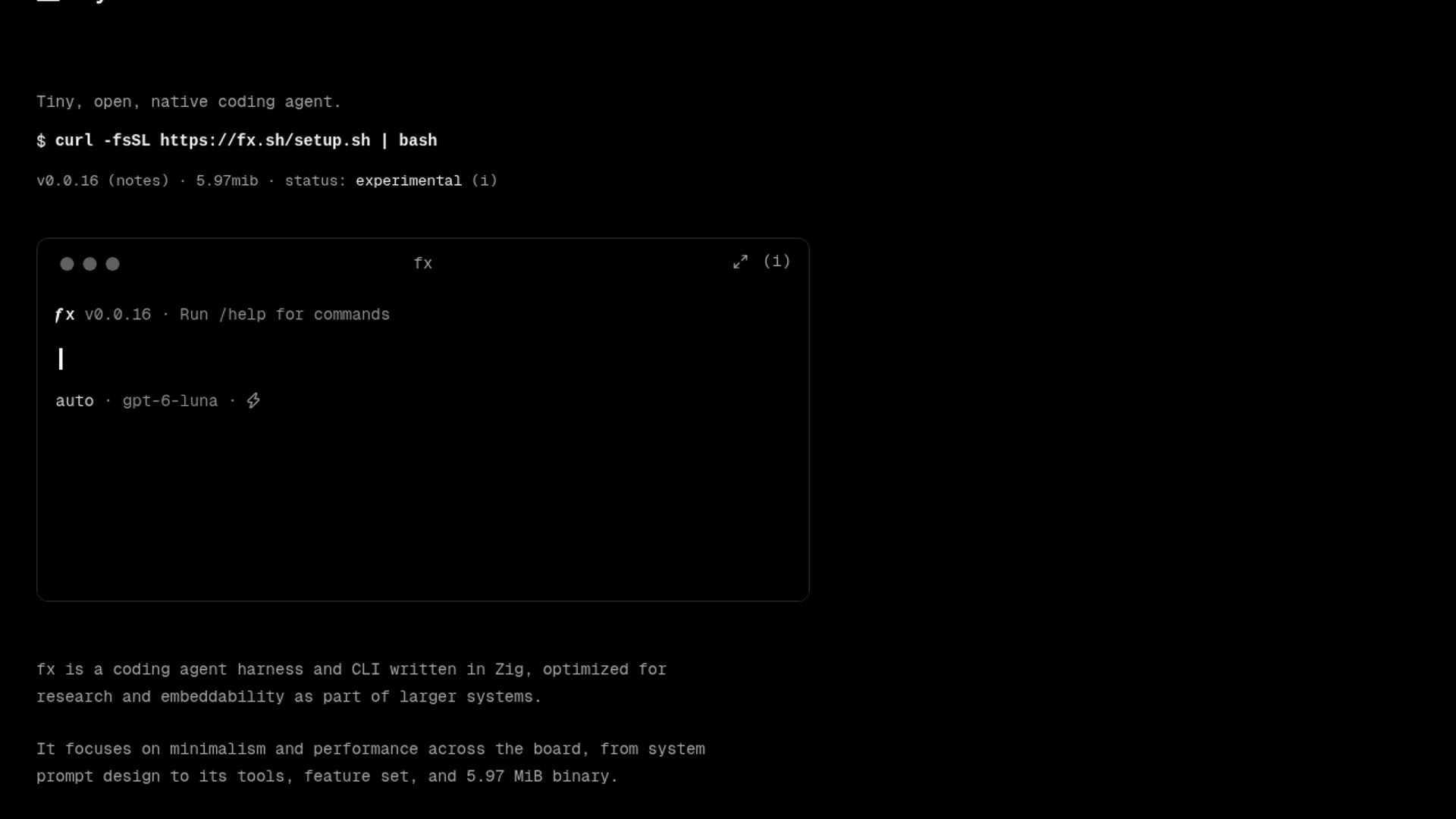 fx v0.0.16 cuts tokens, download size