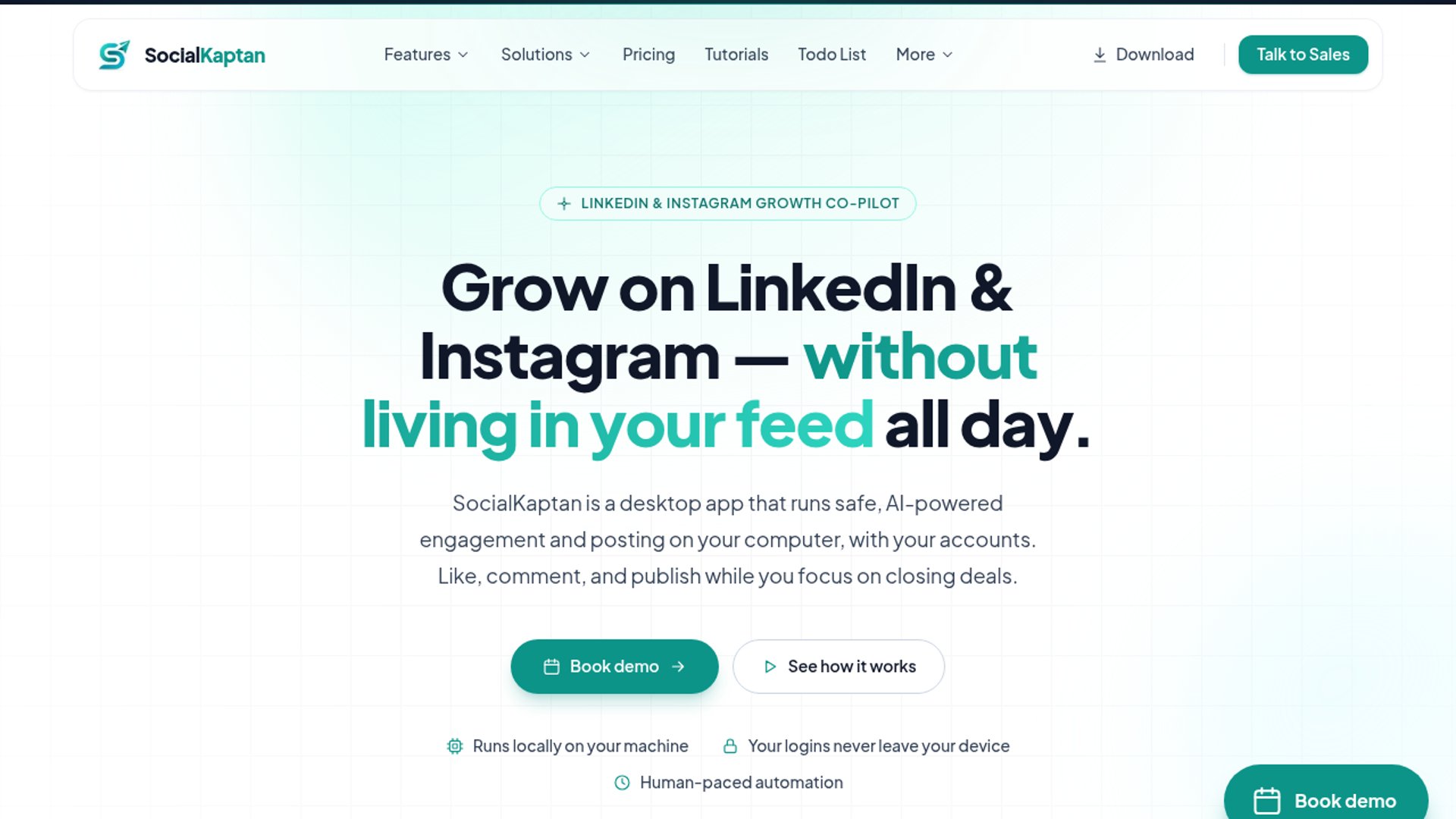 SocialKaptan launches local AI social automation