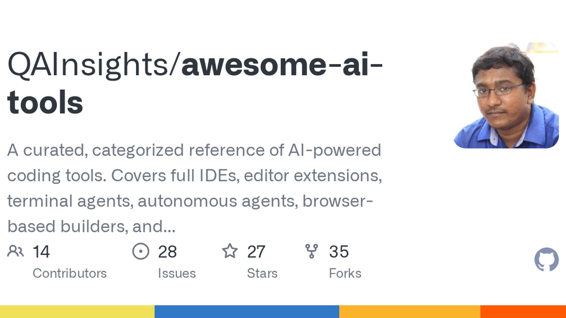 QAInsights’ Awesome AI Tools Maps Coding Stack