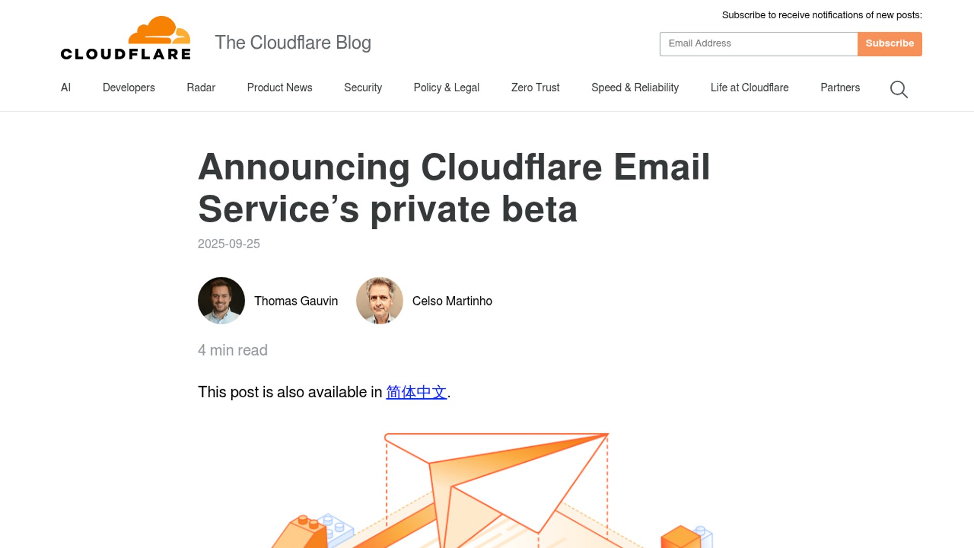 Cloudflare Email Service opens private beta