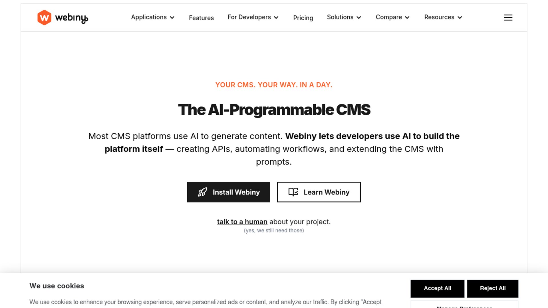 Webiny Makes AI Model Lists Self-Updating