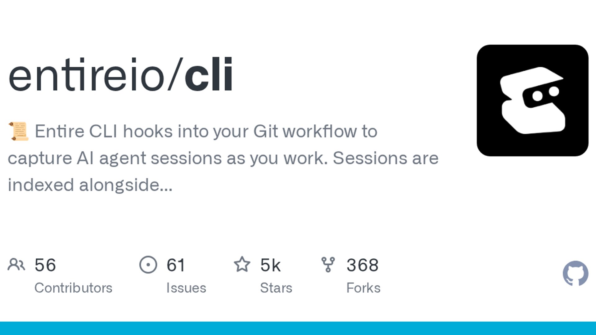 Entire CLI introduces `agent-help` to provide AI coding agents with a dynamic, context-aware command and flag map.