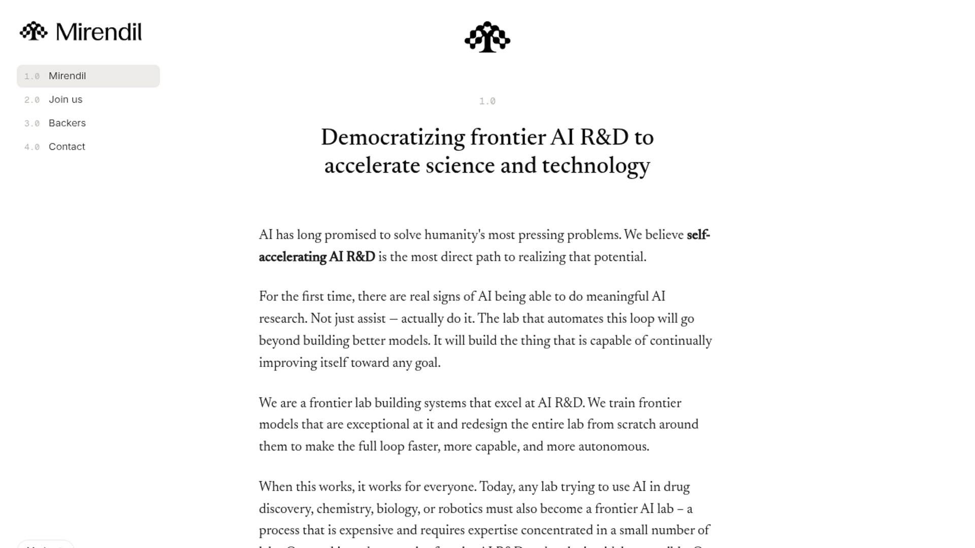 Mirendil raises $200M to automate AI R&D