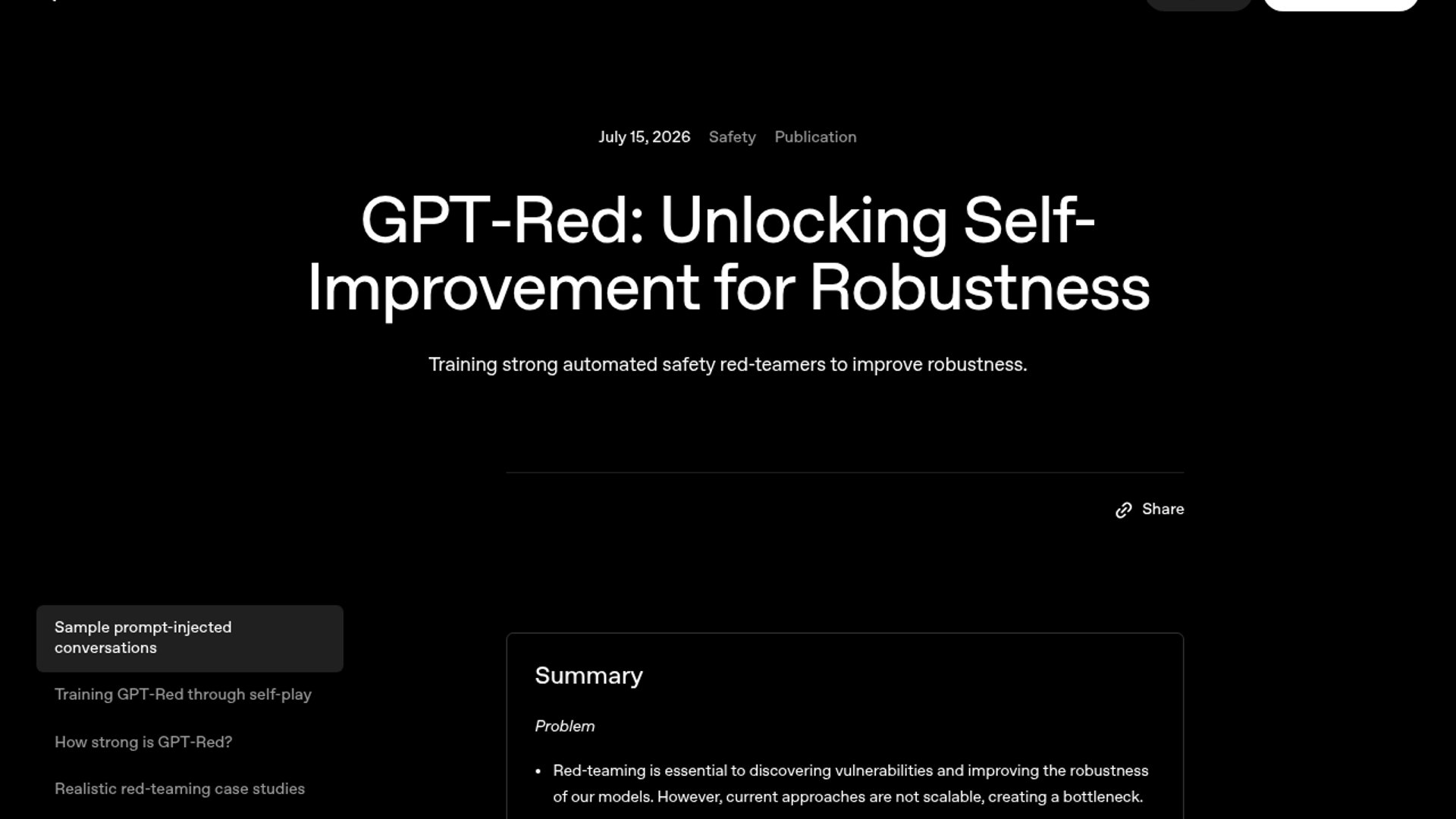 GPT-Red adversarially trains GPT-5.6 against prompt injections