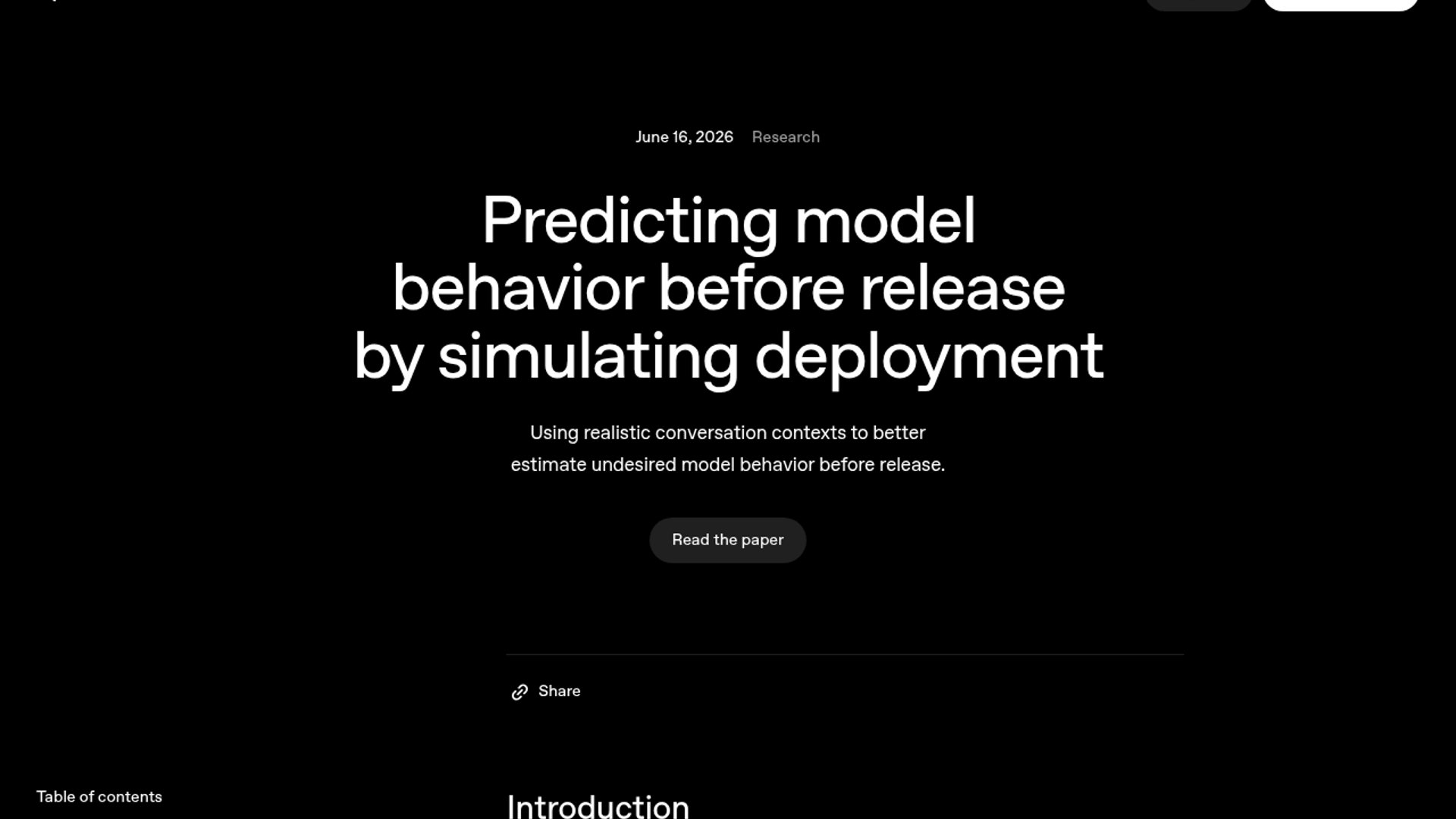 OpenAI Deployment Simulation forecasts model behavior